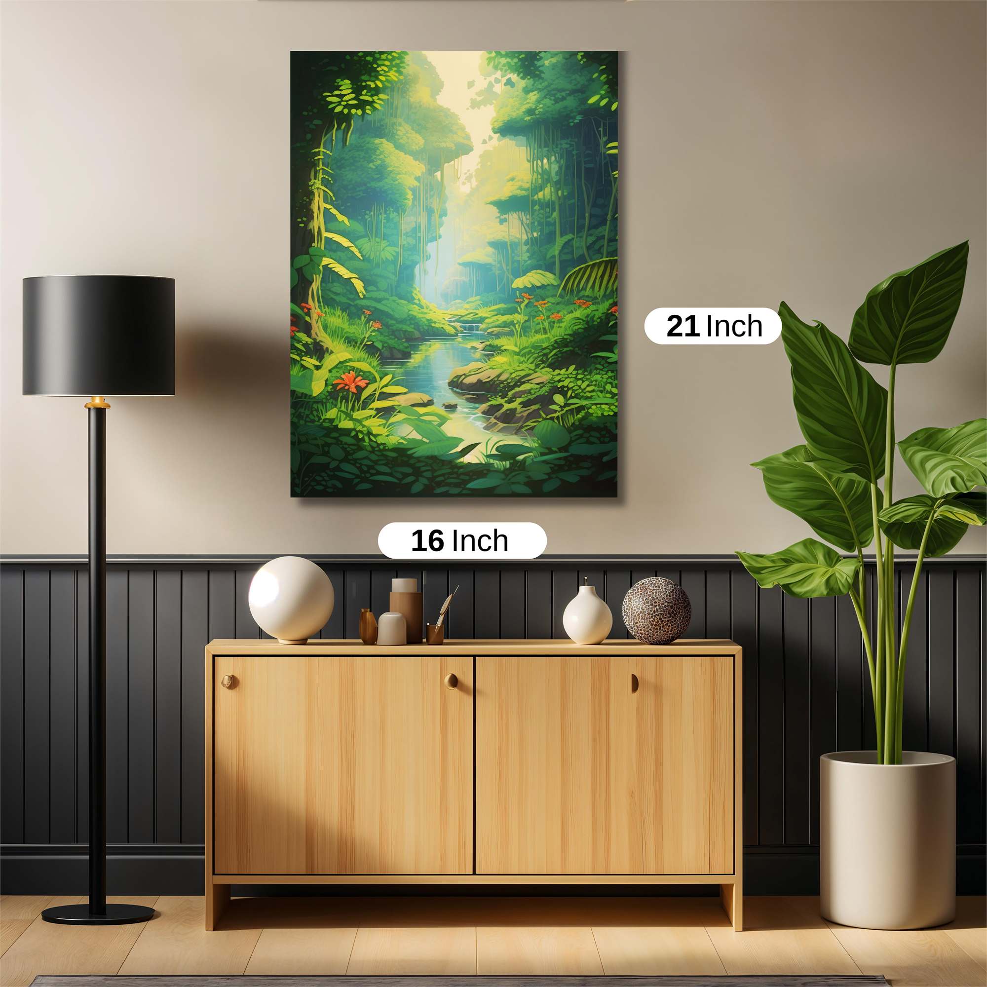 Jungle Serenity Safe Wall Magnetic / M