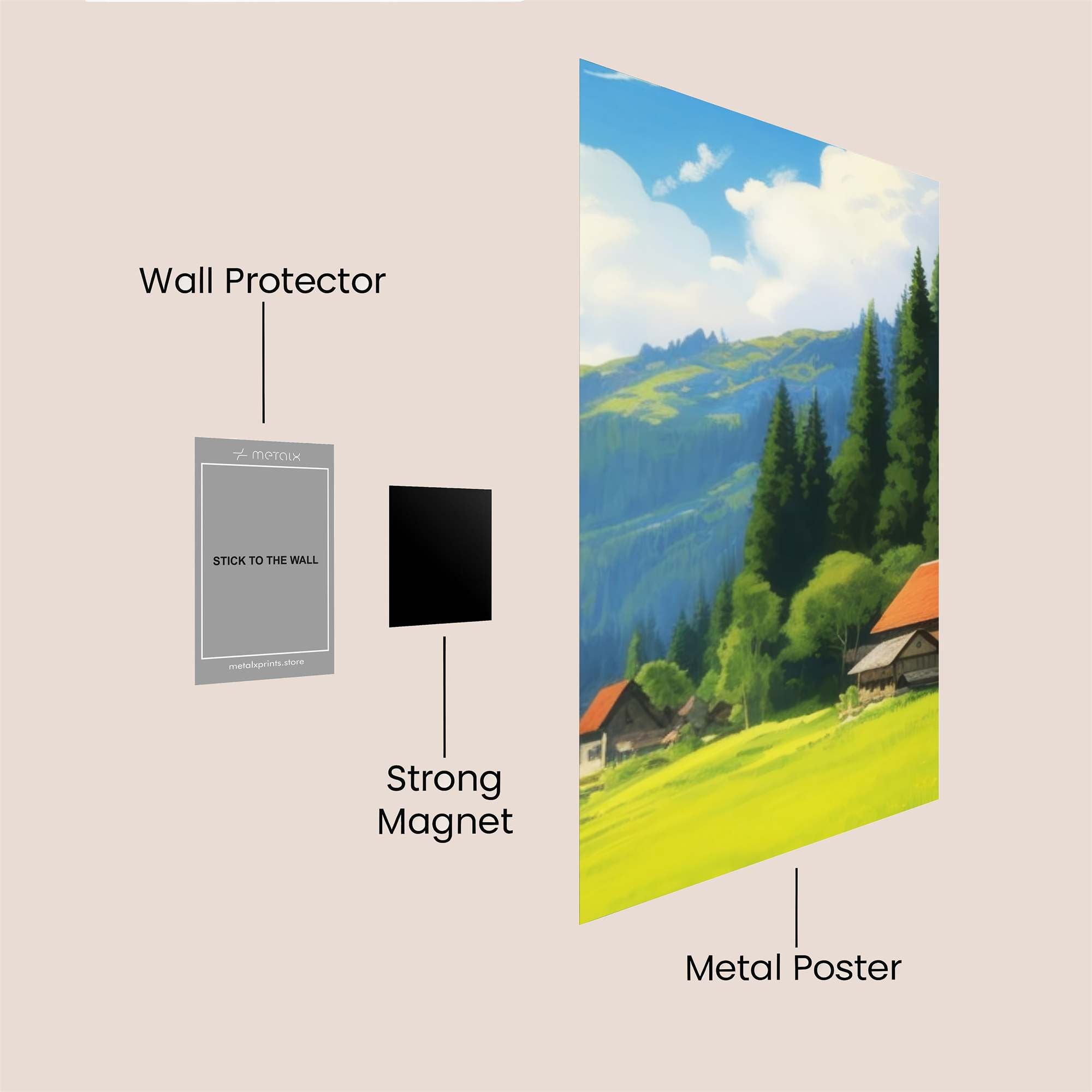 Alpine Serenity Safe Wall Magnetic / M