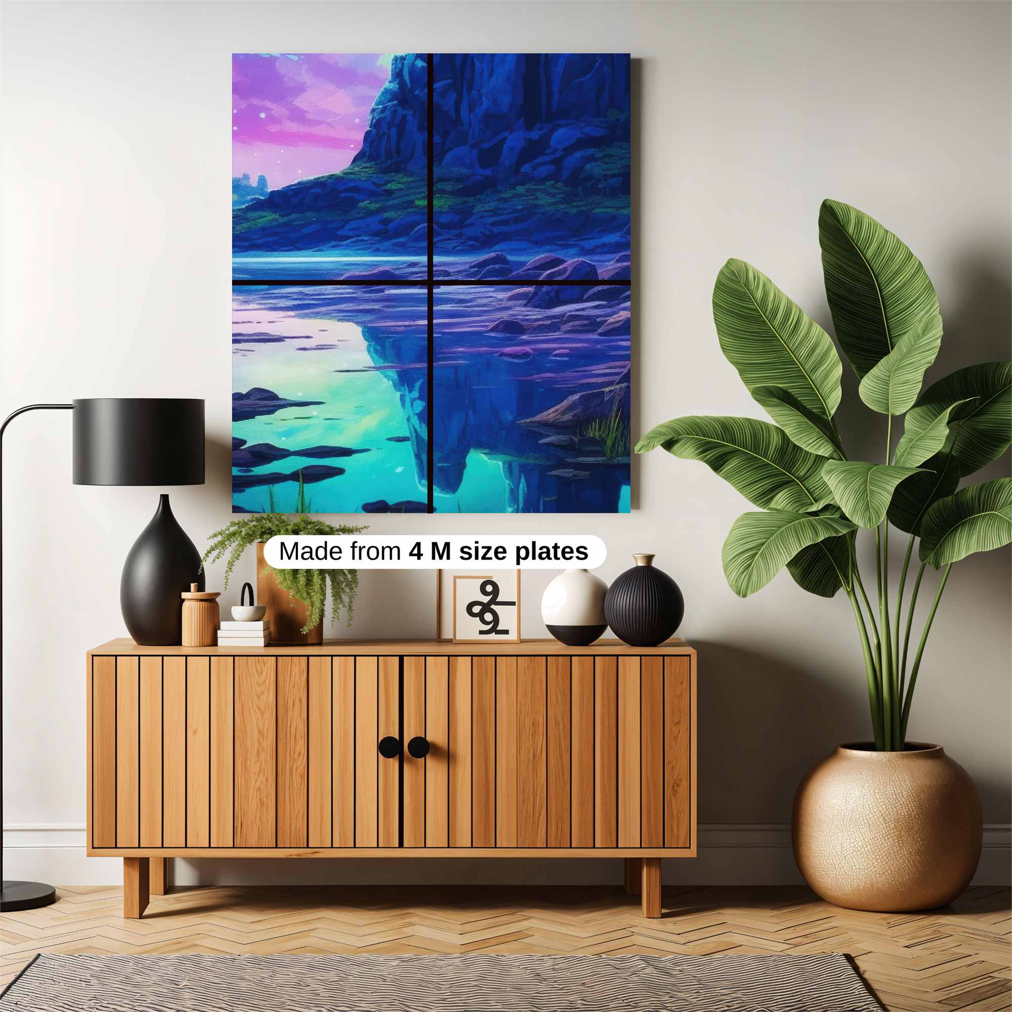 Mountain Serenity Safe Wall Magnetic / M