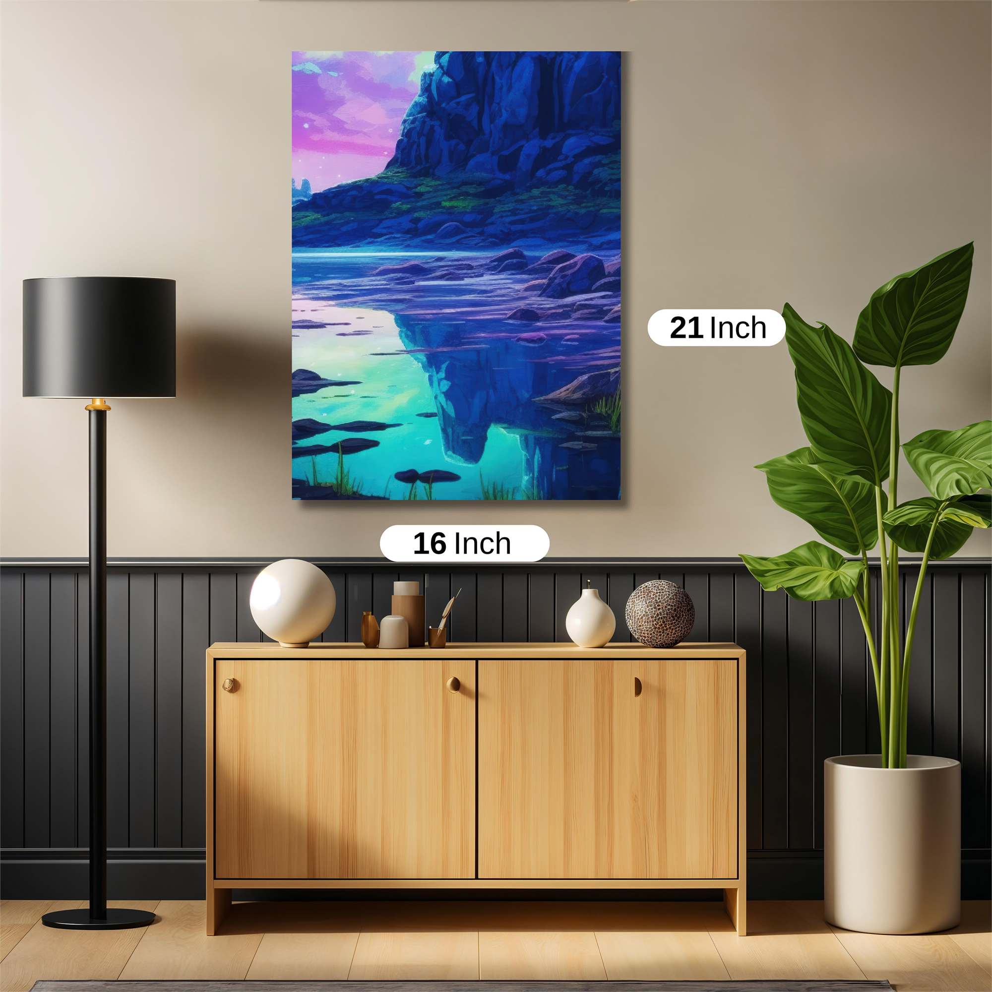 Mountain Serenity Safe Wall Magnetic / M