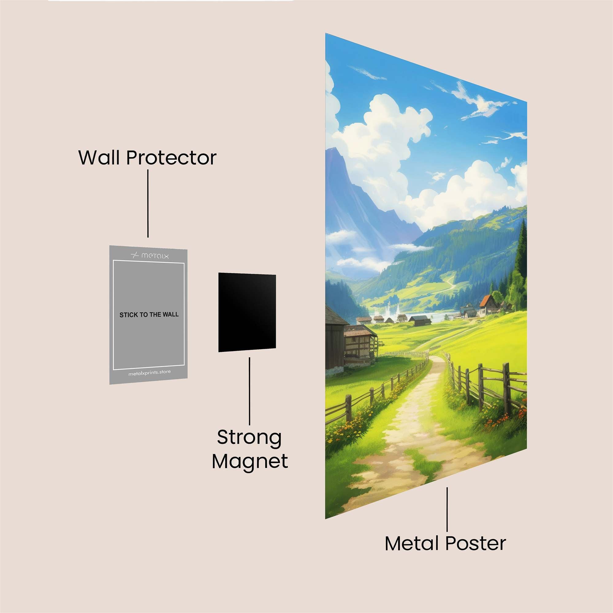 Alpine Serenity Safe Wall Magnetic / M