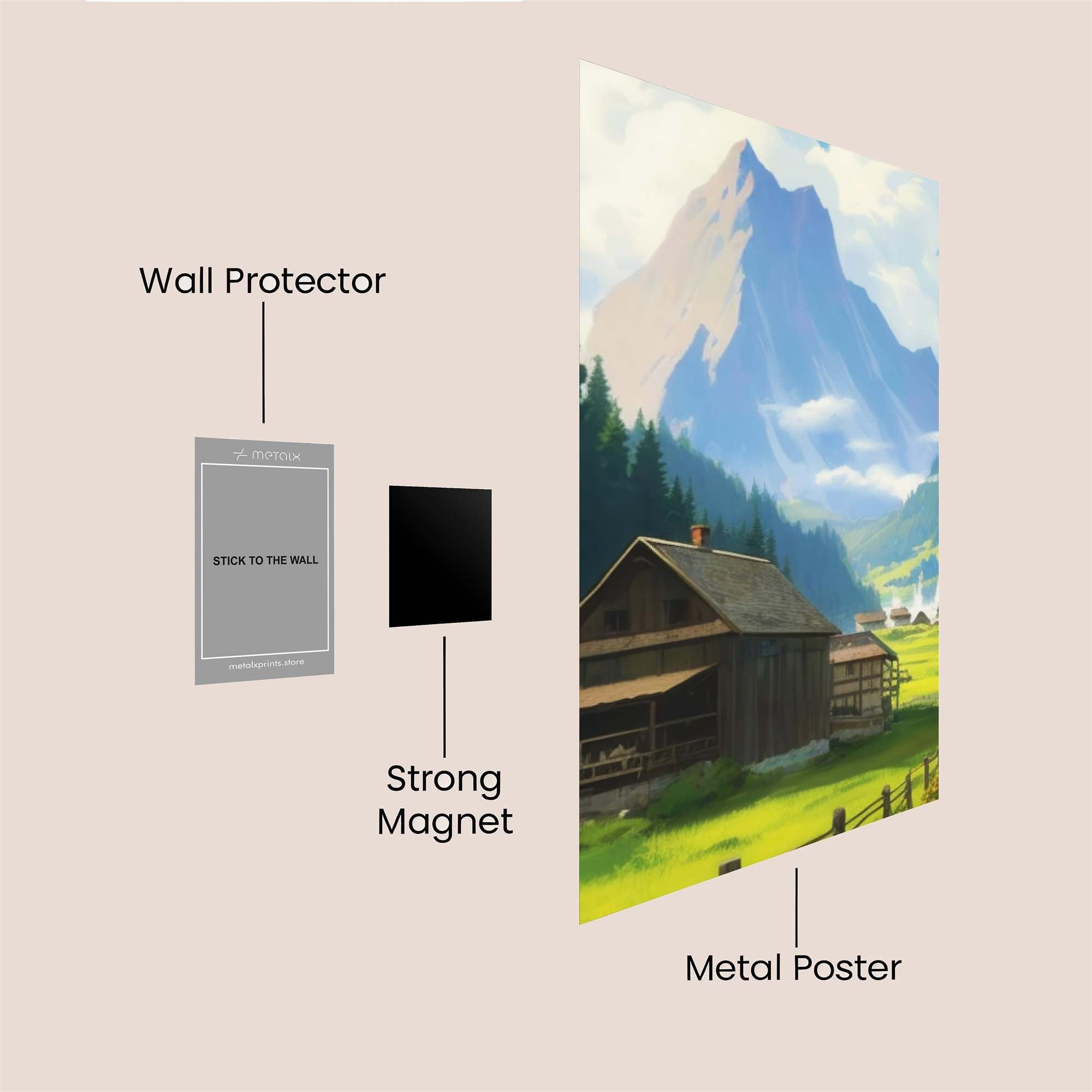 Matterhorn Serenity Safe Wall Magnetic / M