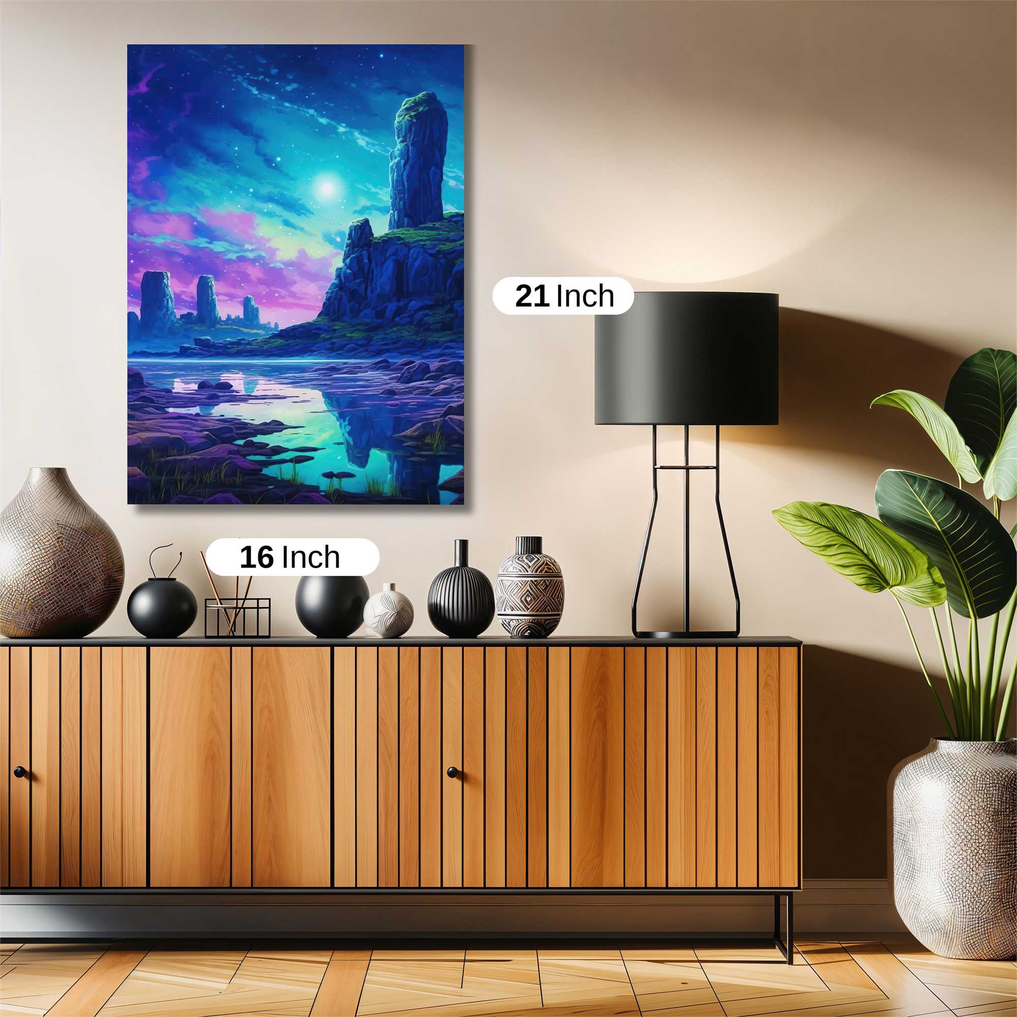 Moonlit Serenity Safe Wall Magnetic / M