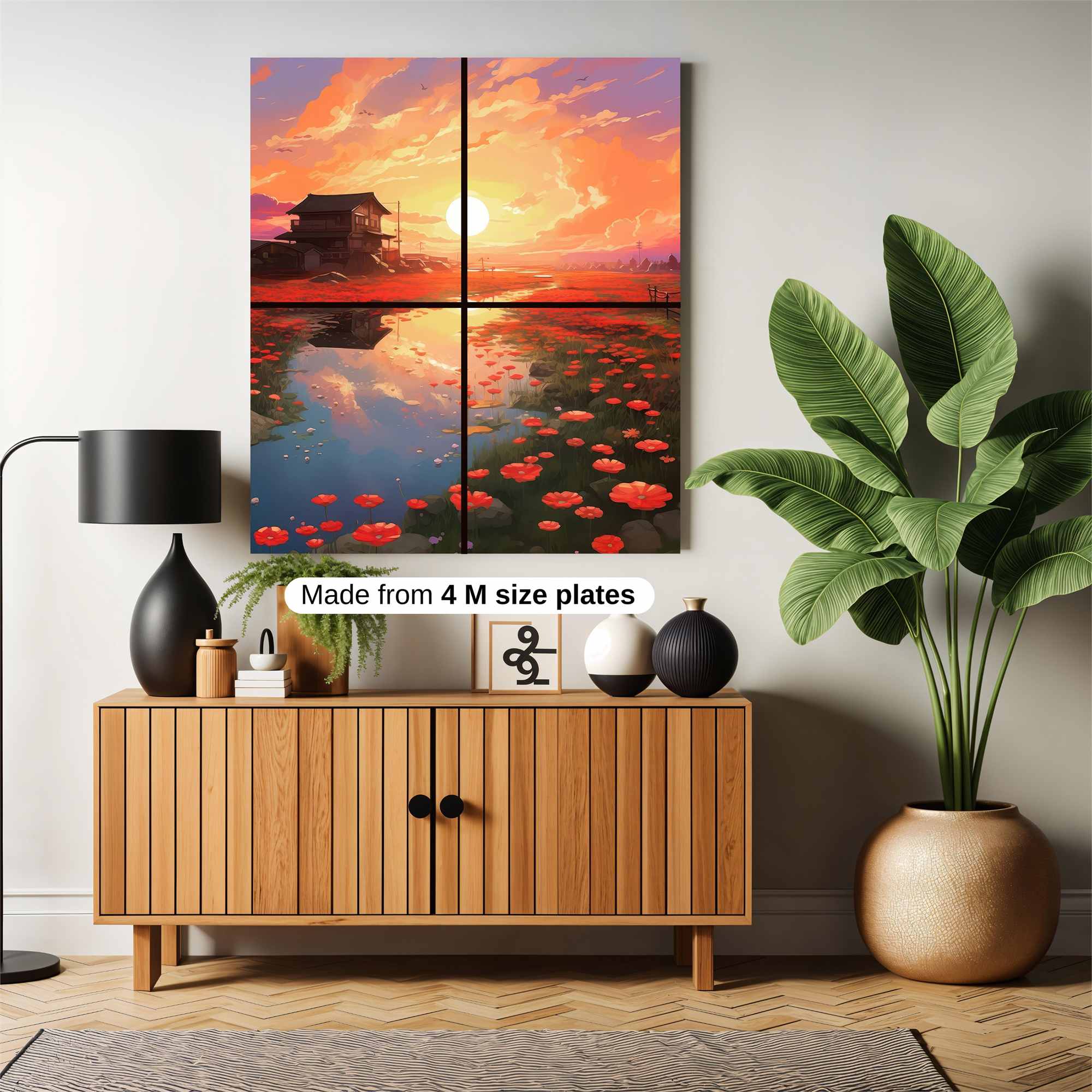 Sunset Serenity Safe Wall Magnetic / M