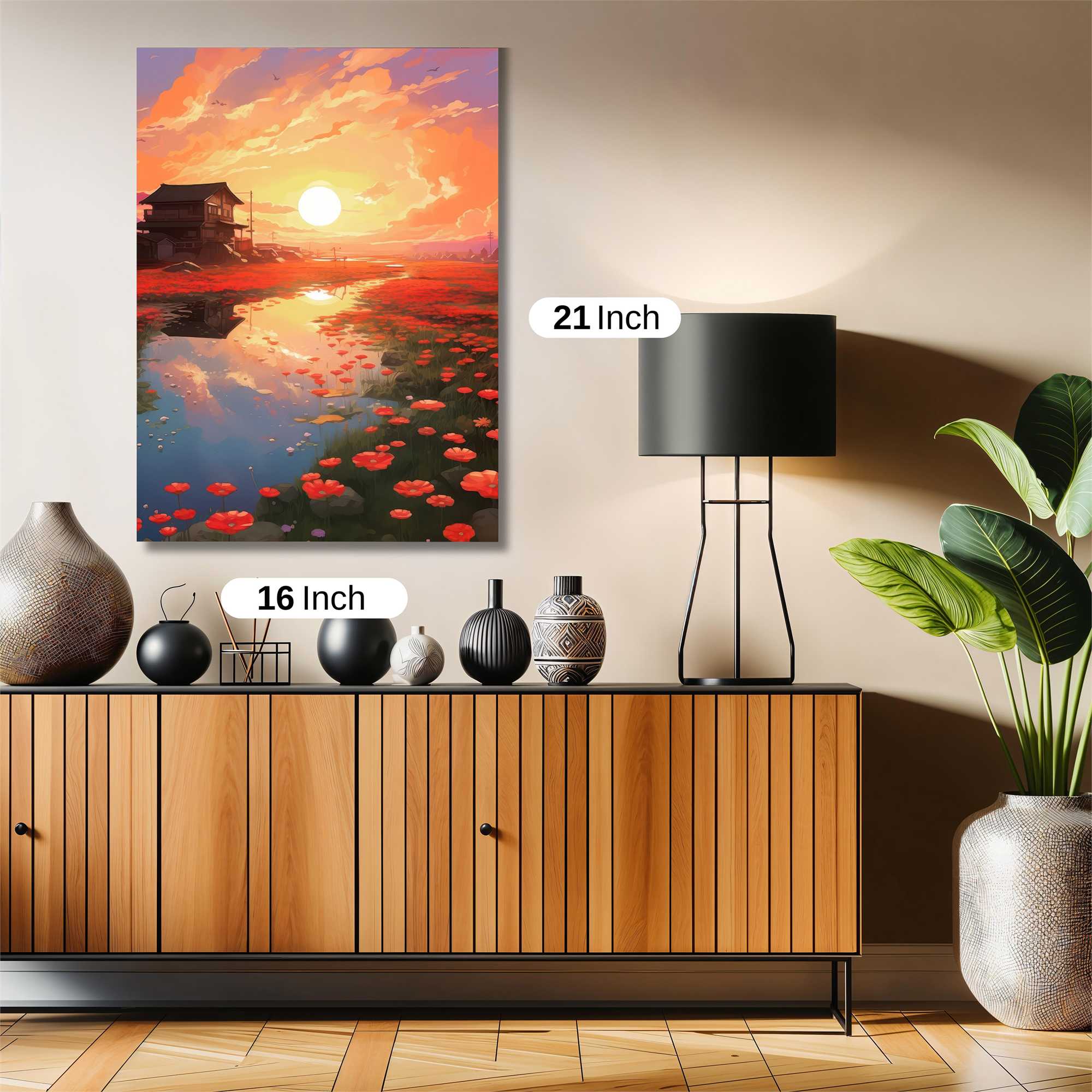 Sunset Serenity Safe Wall Magnetic / M