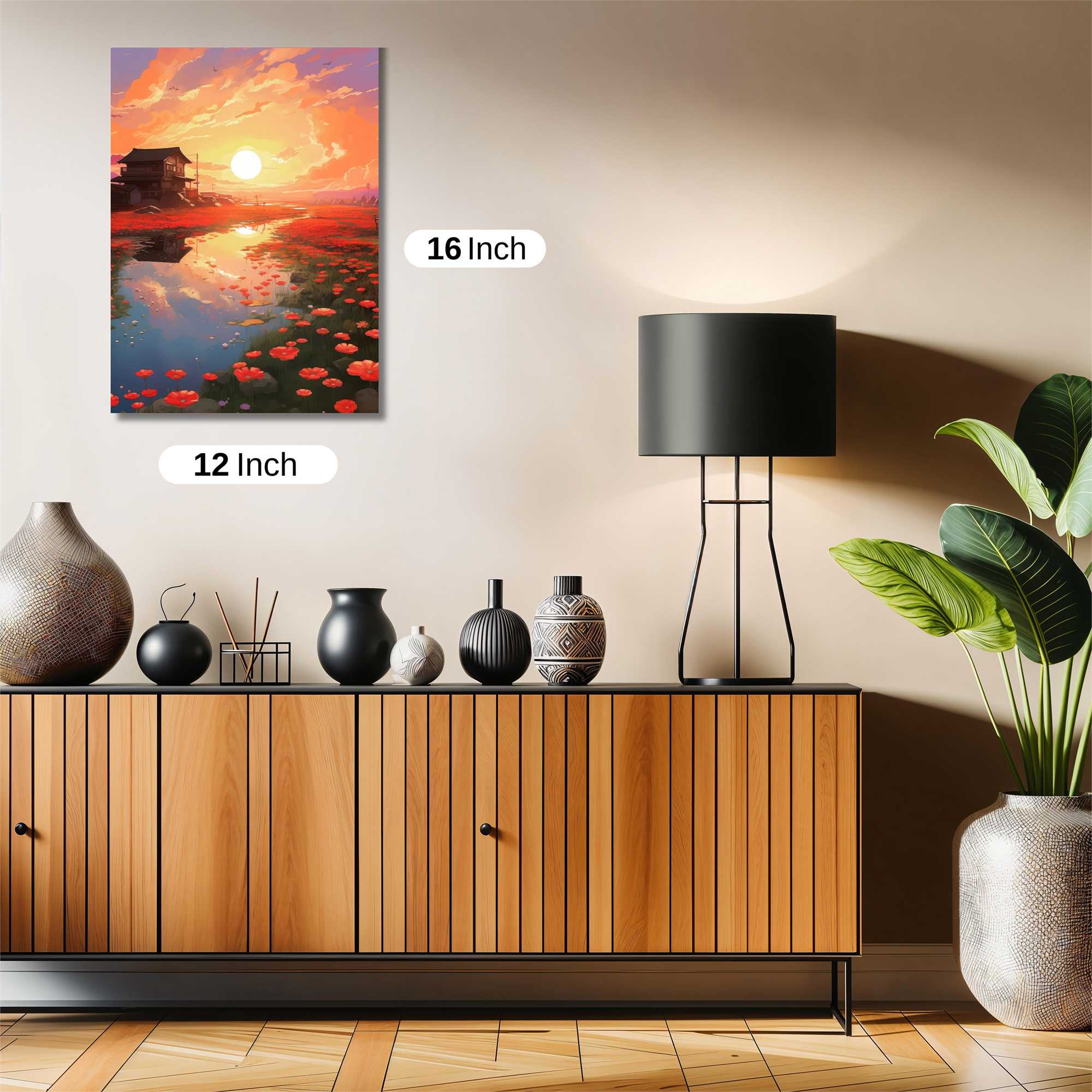 Sunset Serenity Safe Wall Magnetic / M