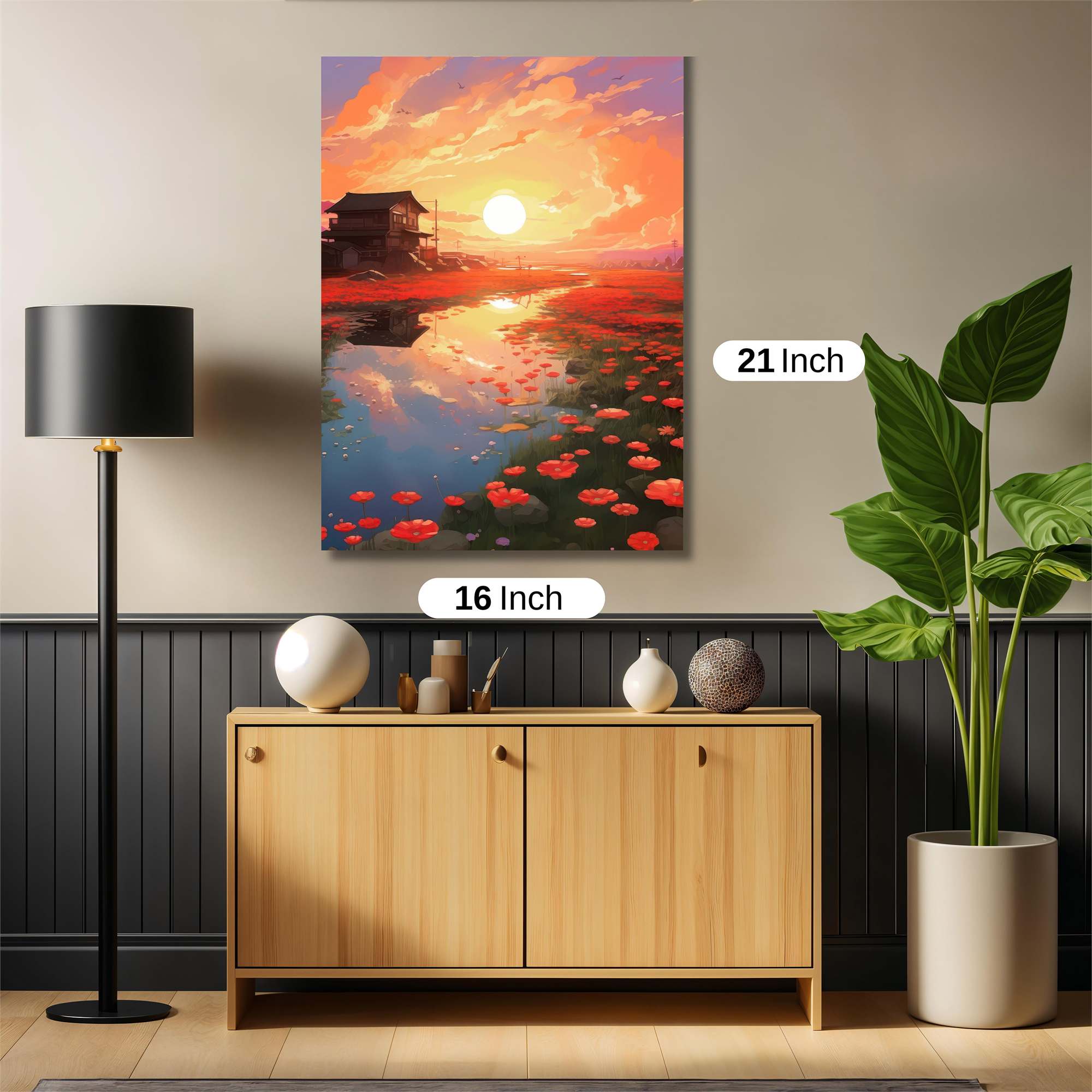 Sunset Serenity Safe Wall Magnetic / M