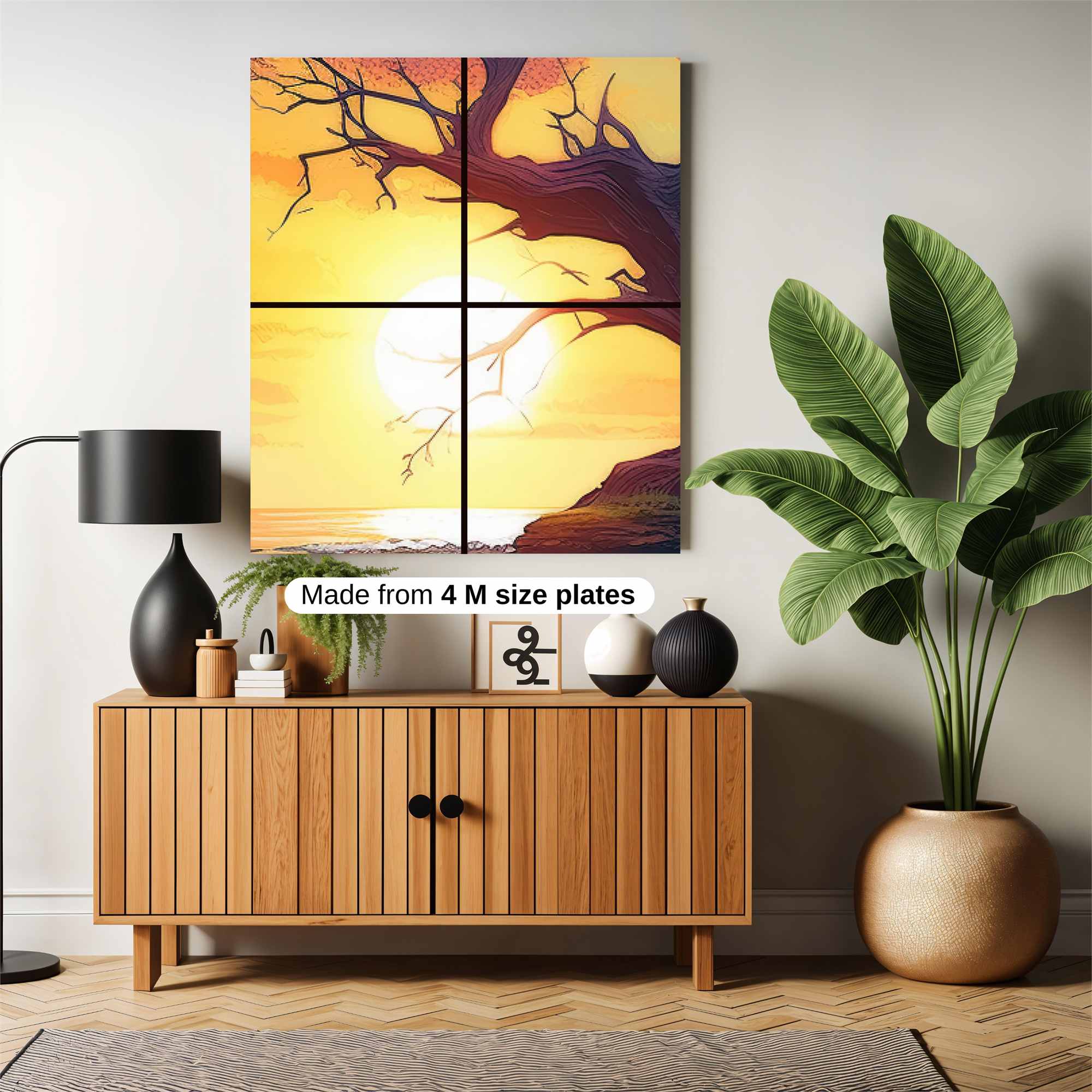 Sunset Solitude Safe Wall Magnetic / M