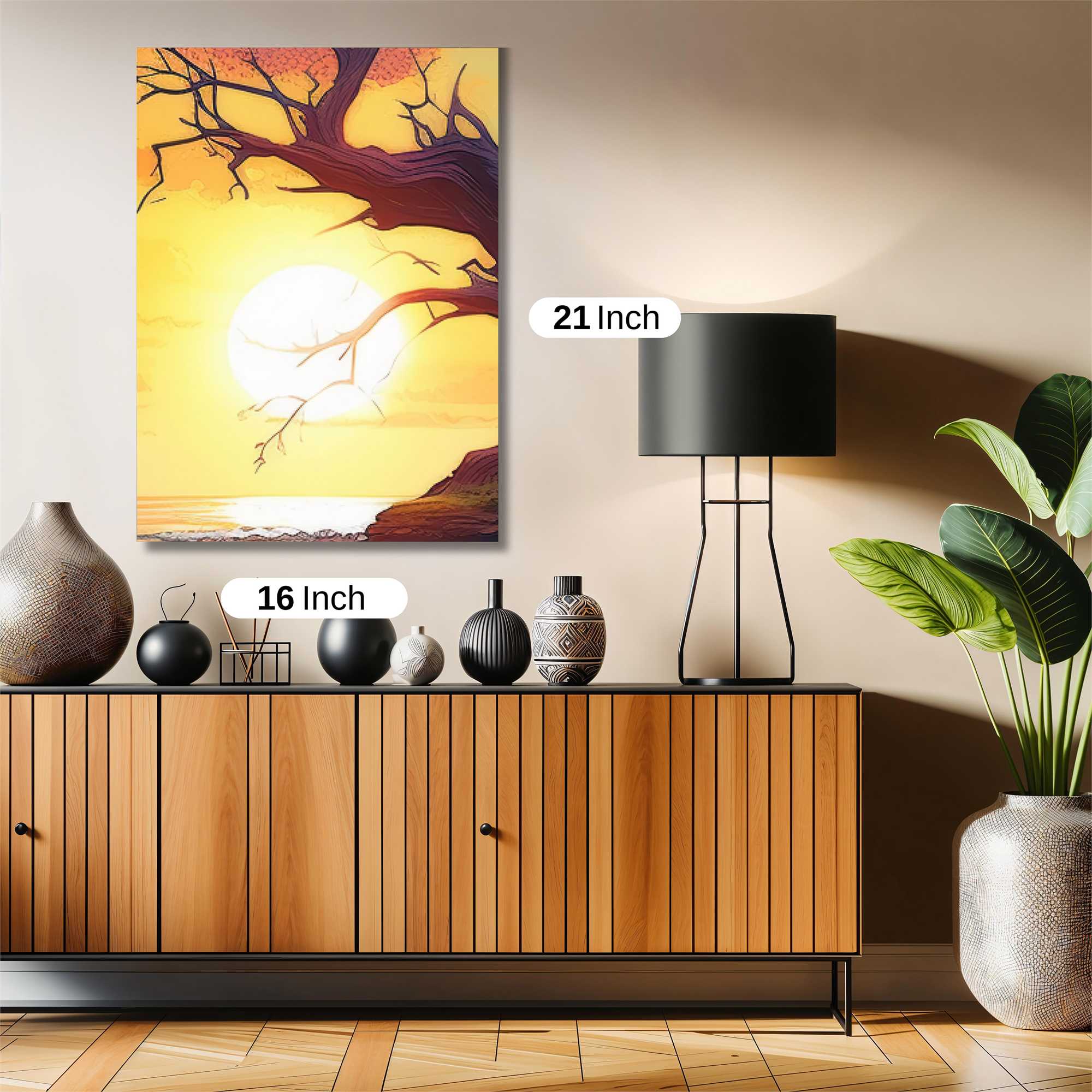 Sunset Solitude Safe Wall Magnetic / M