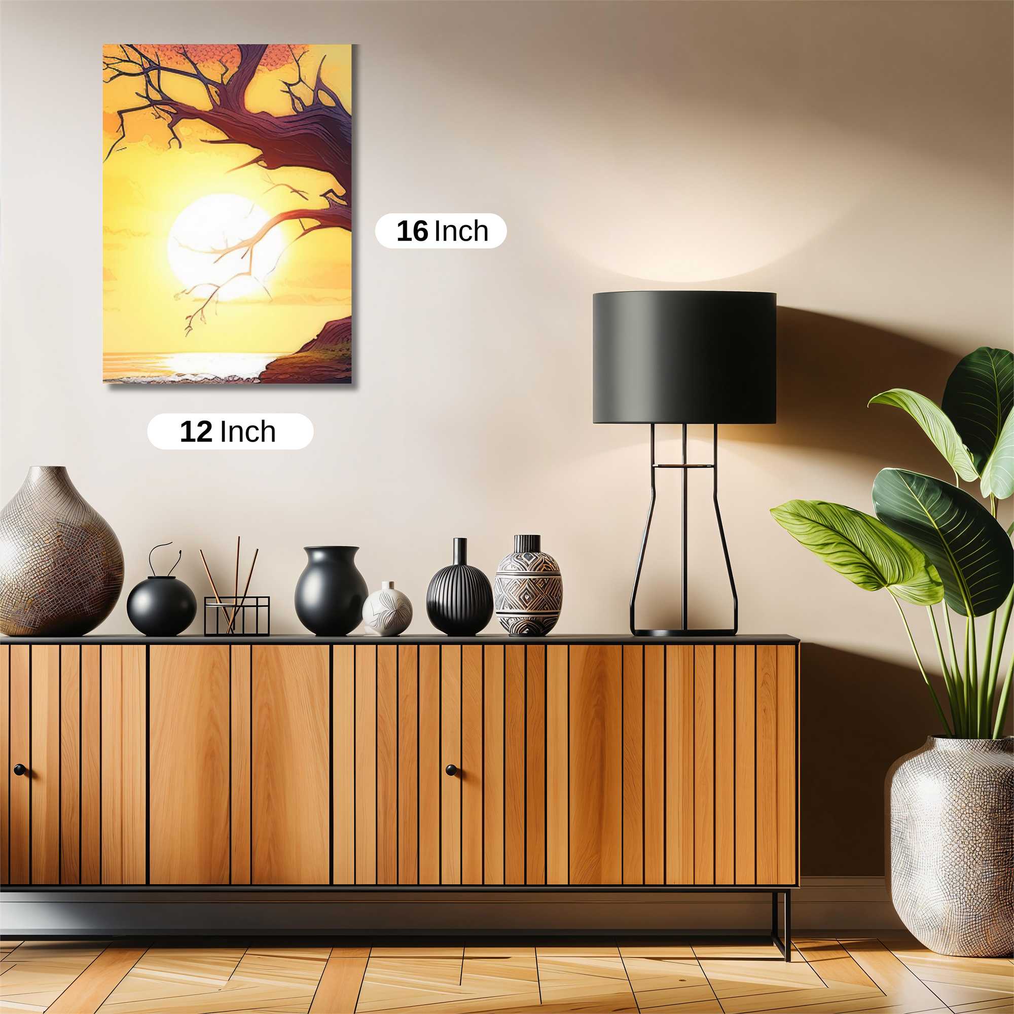 Sunset Solitude Safe Wall Magnetic / M