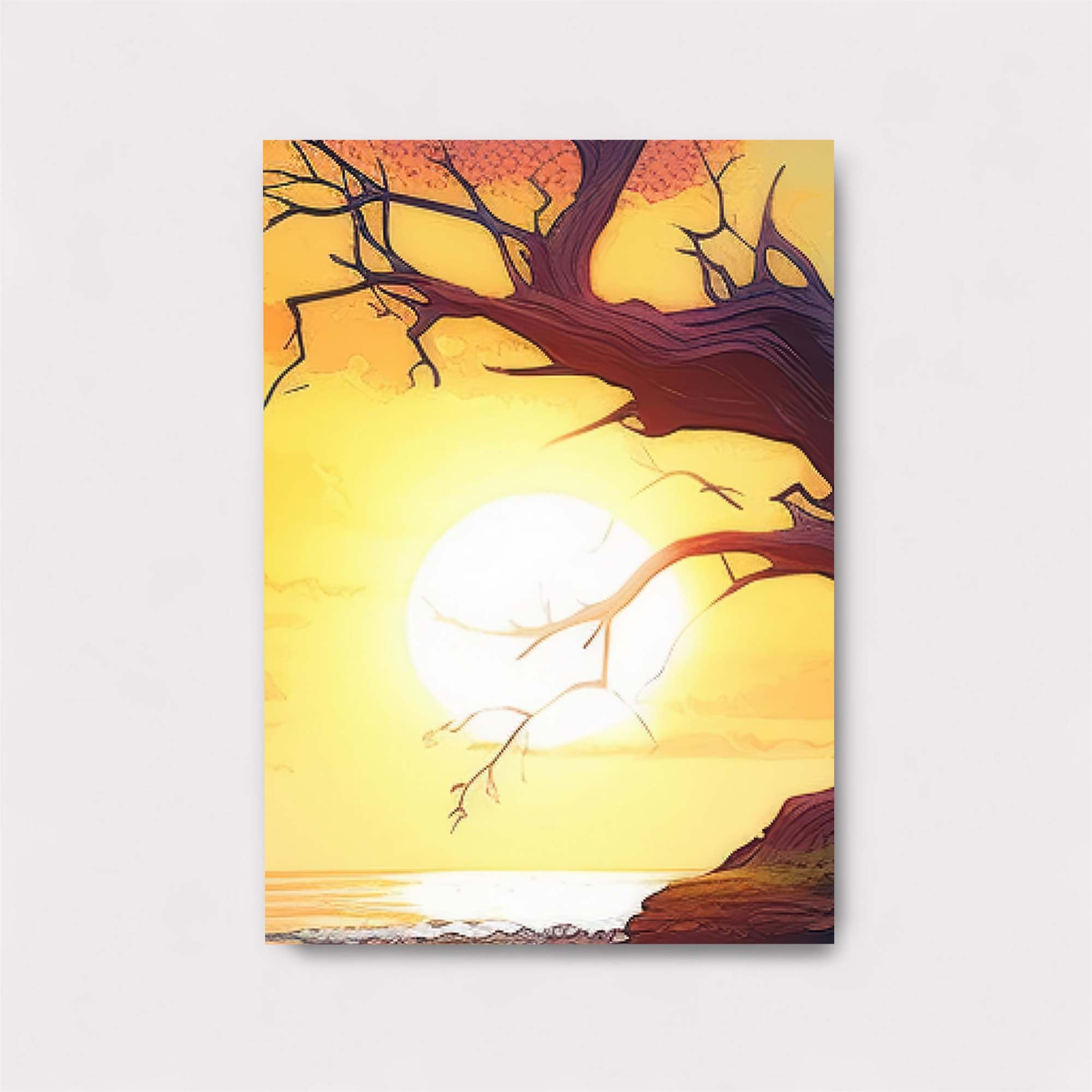 Sunset Solitude Safe Wall Magnetic / M