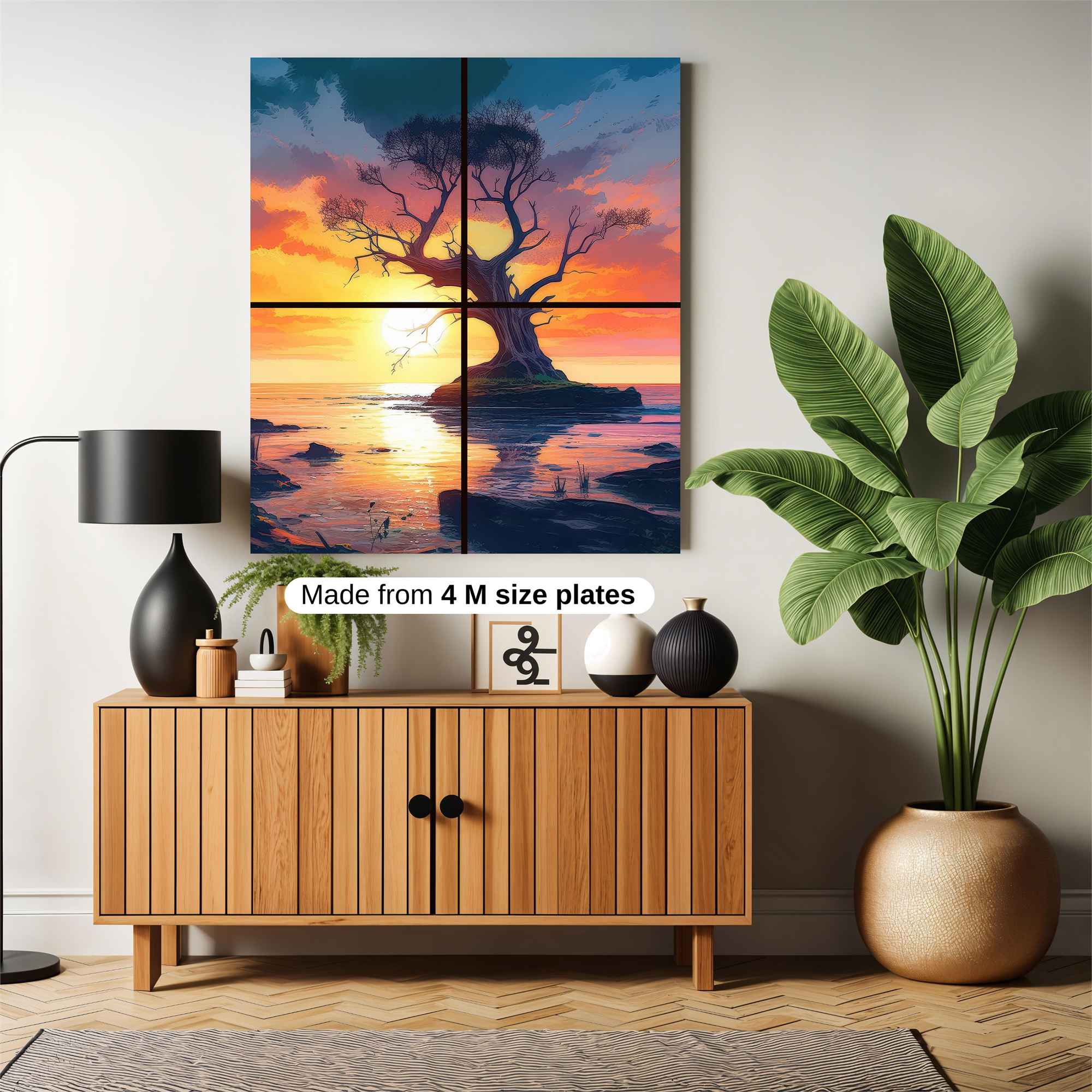 Sunset Serenity Safe Wall Magnetic / M