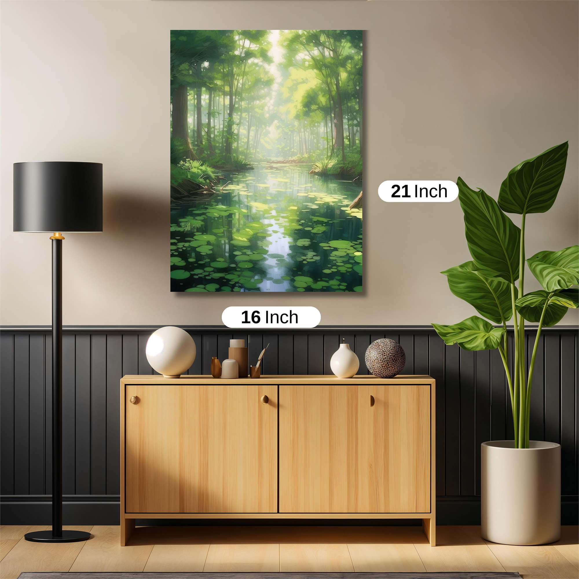 Forest Serenity Safe Wall Magnetic / M