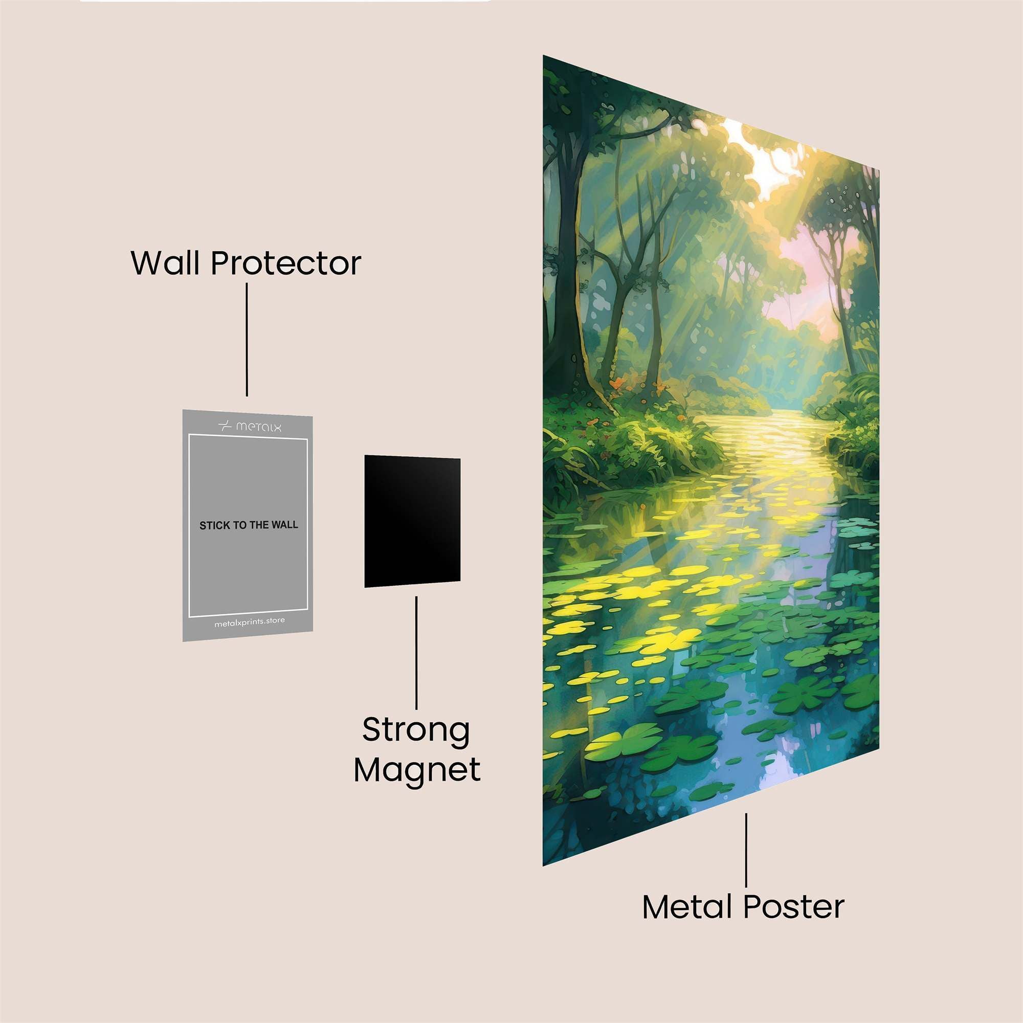 Forest Radiance Safe Wall Magnetic / M
