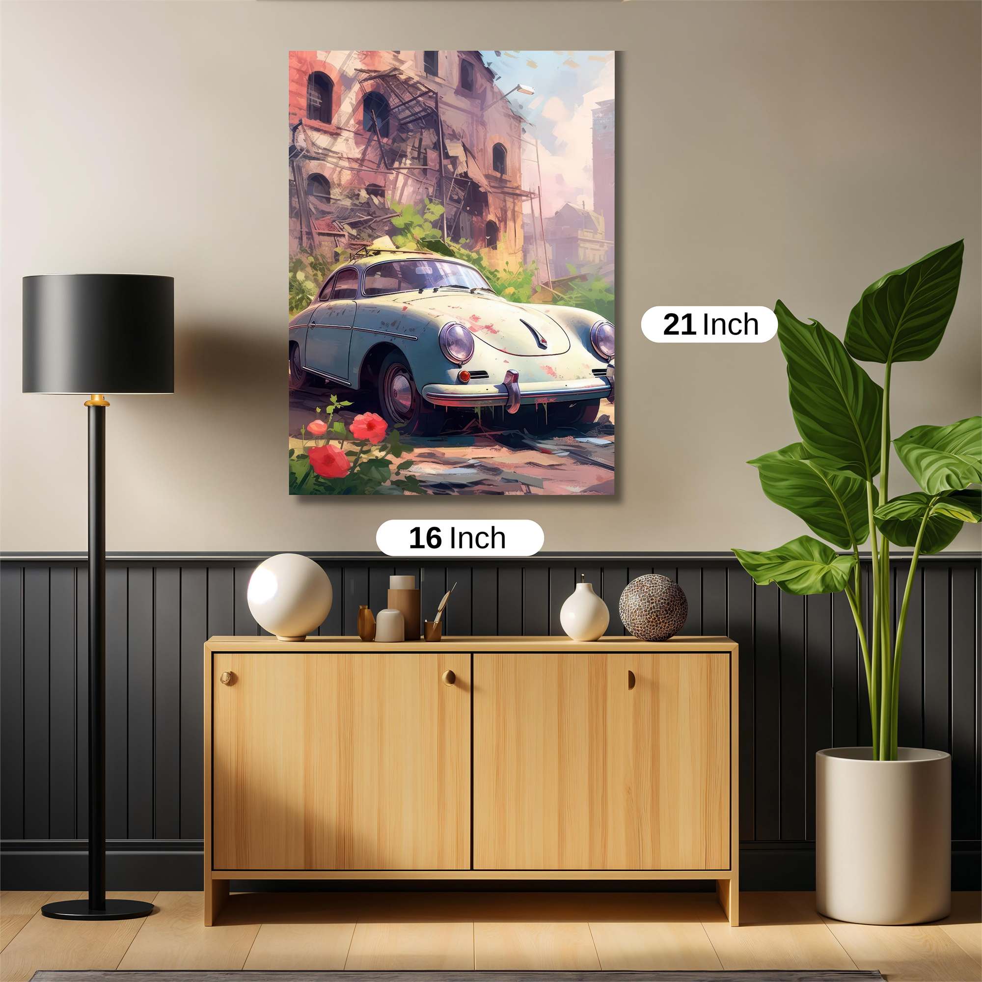 Porsche Peaceful Safe Wall Magnetic / M