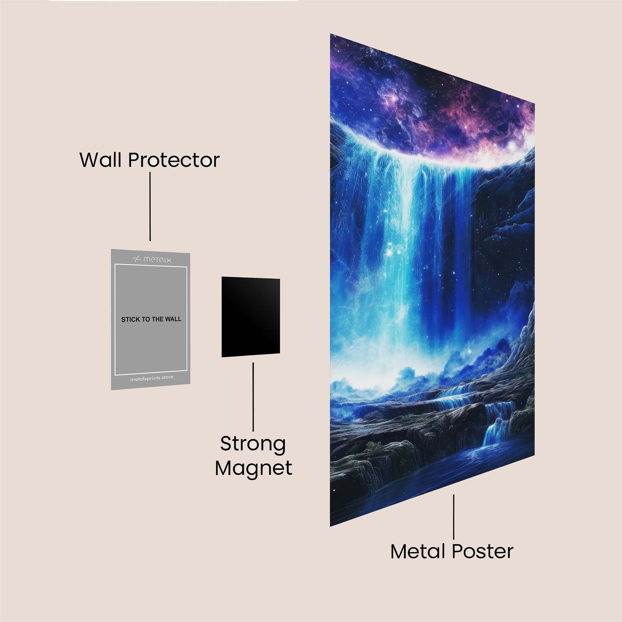Cosmic Serenity Safe Wall Magnetic / M