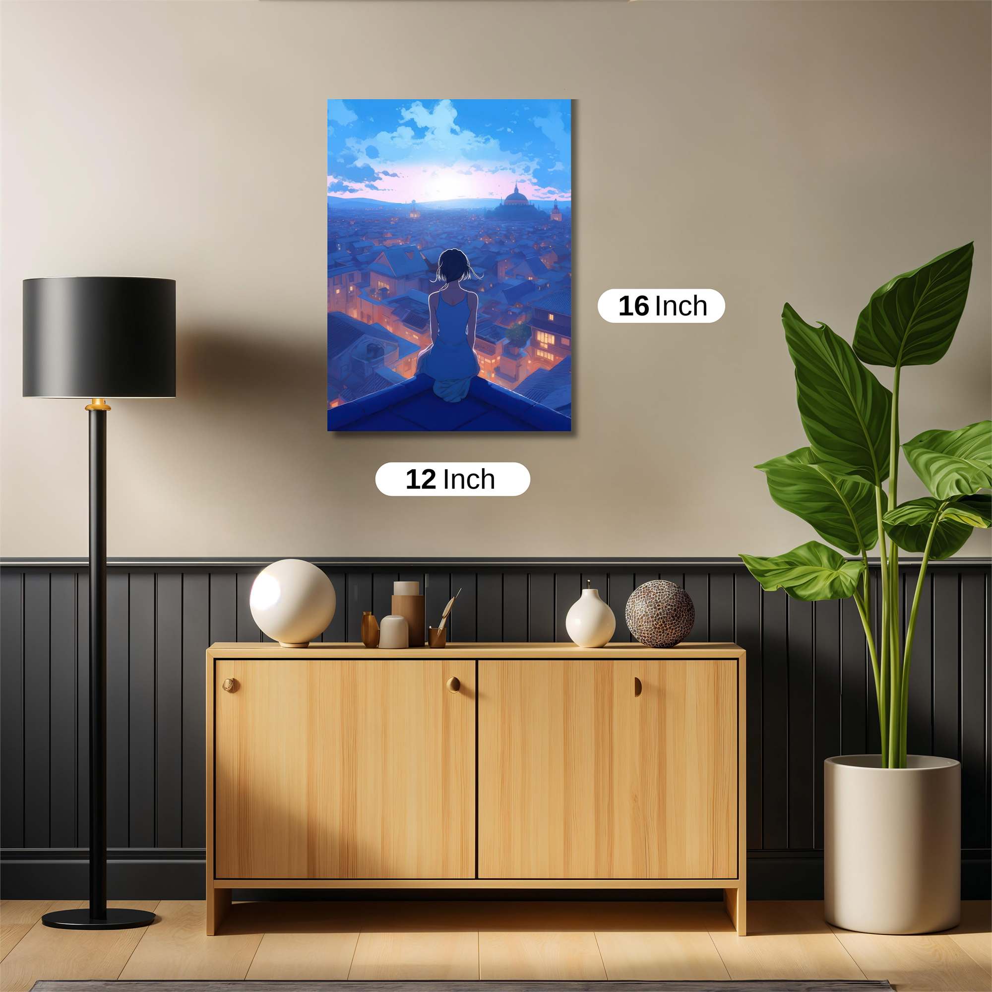 Sunset Serenity Safe Wall Magnetic / M