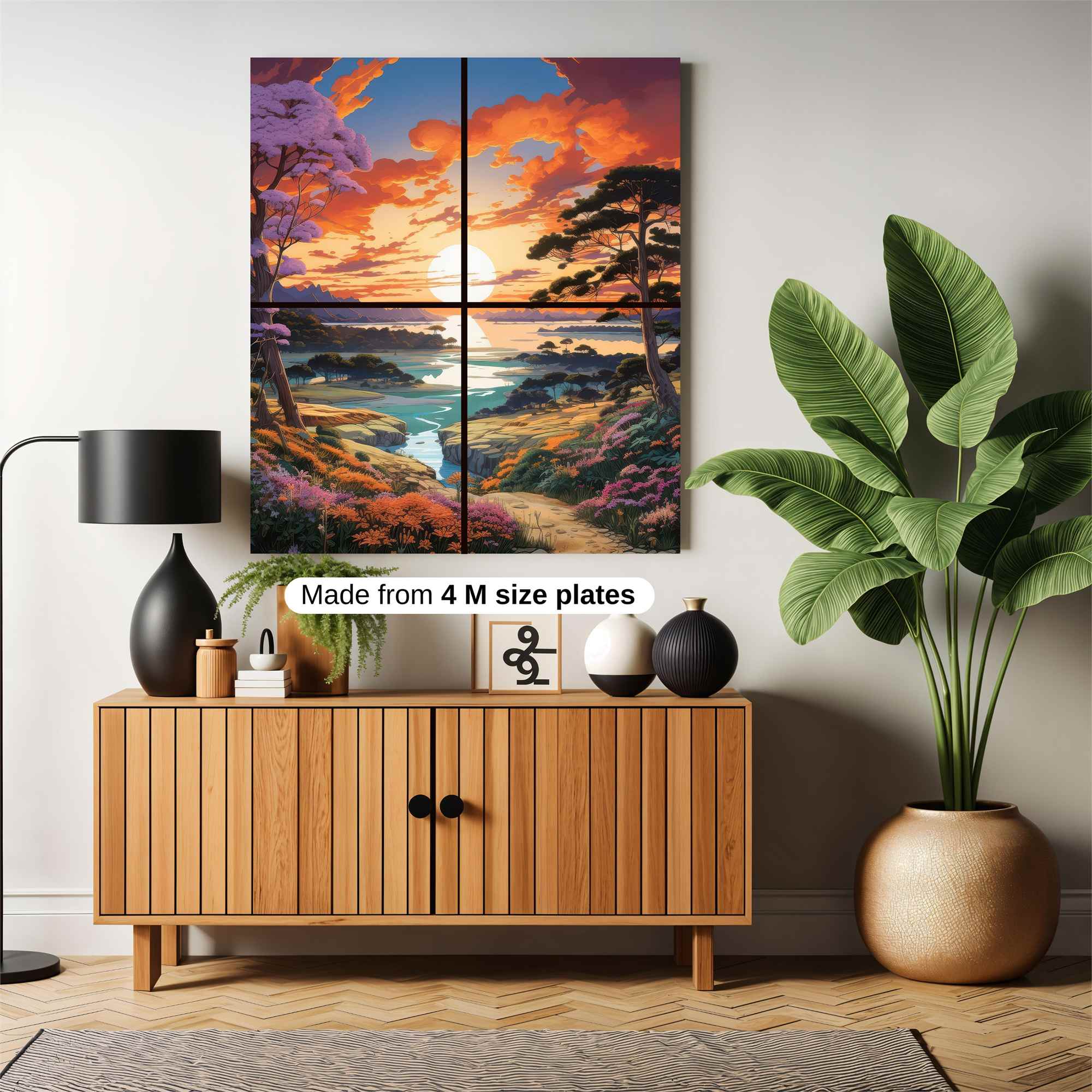 Sunset Serenity Safe Wall Magnetic / M