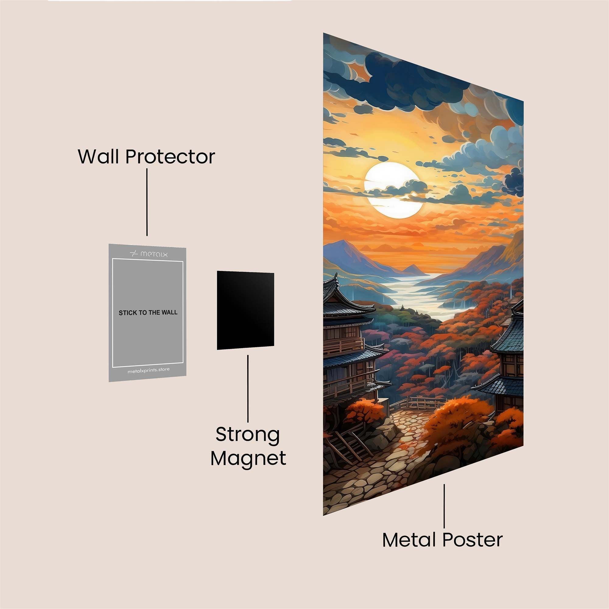 Autumn Serenity Safe Wall Magnetic / M