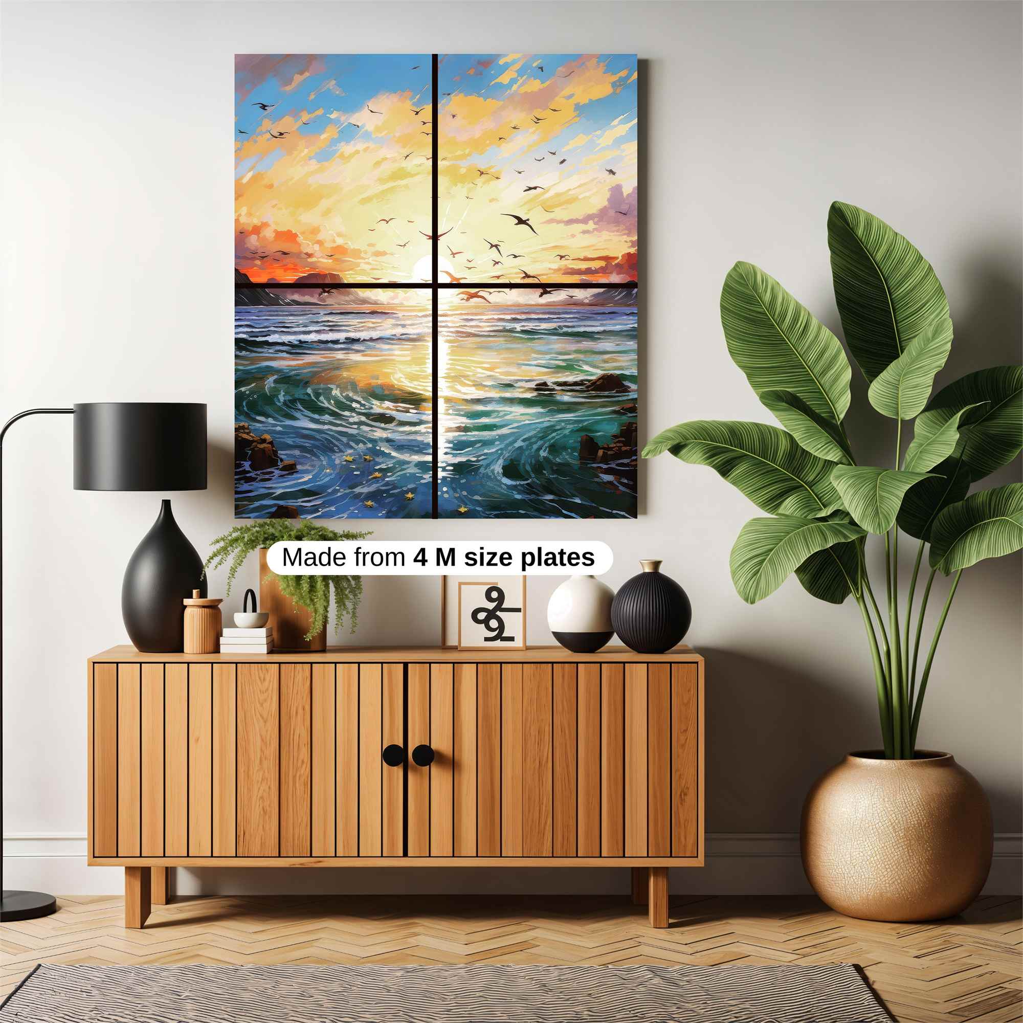Sunset Serenity Safe Wall Magnetic / M