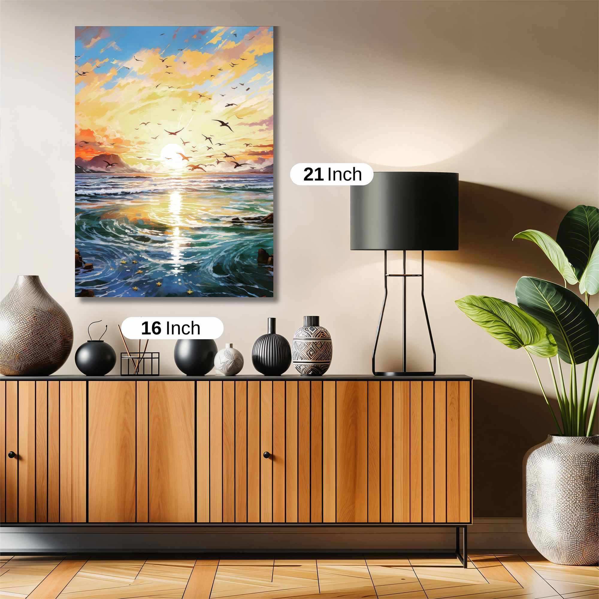 Sunset Serenity Safe Wall Magnetic / M