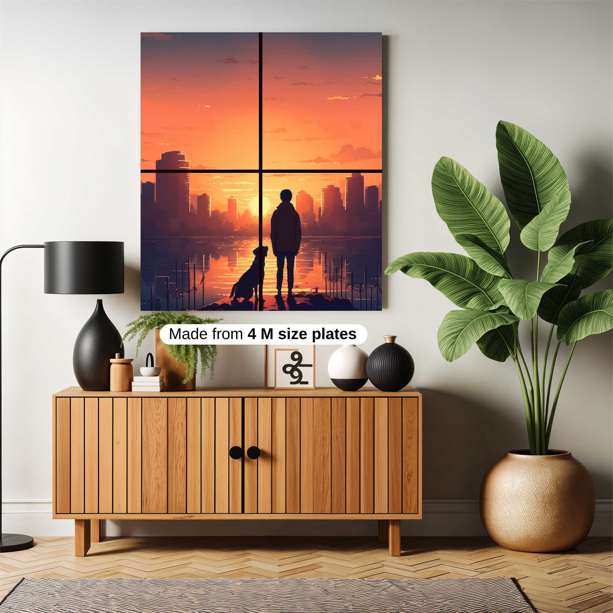 Sunset Serenity Safe Wall Magnetic / M