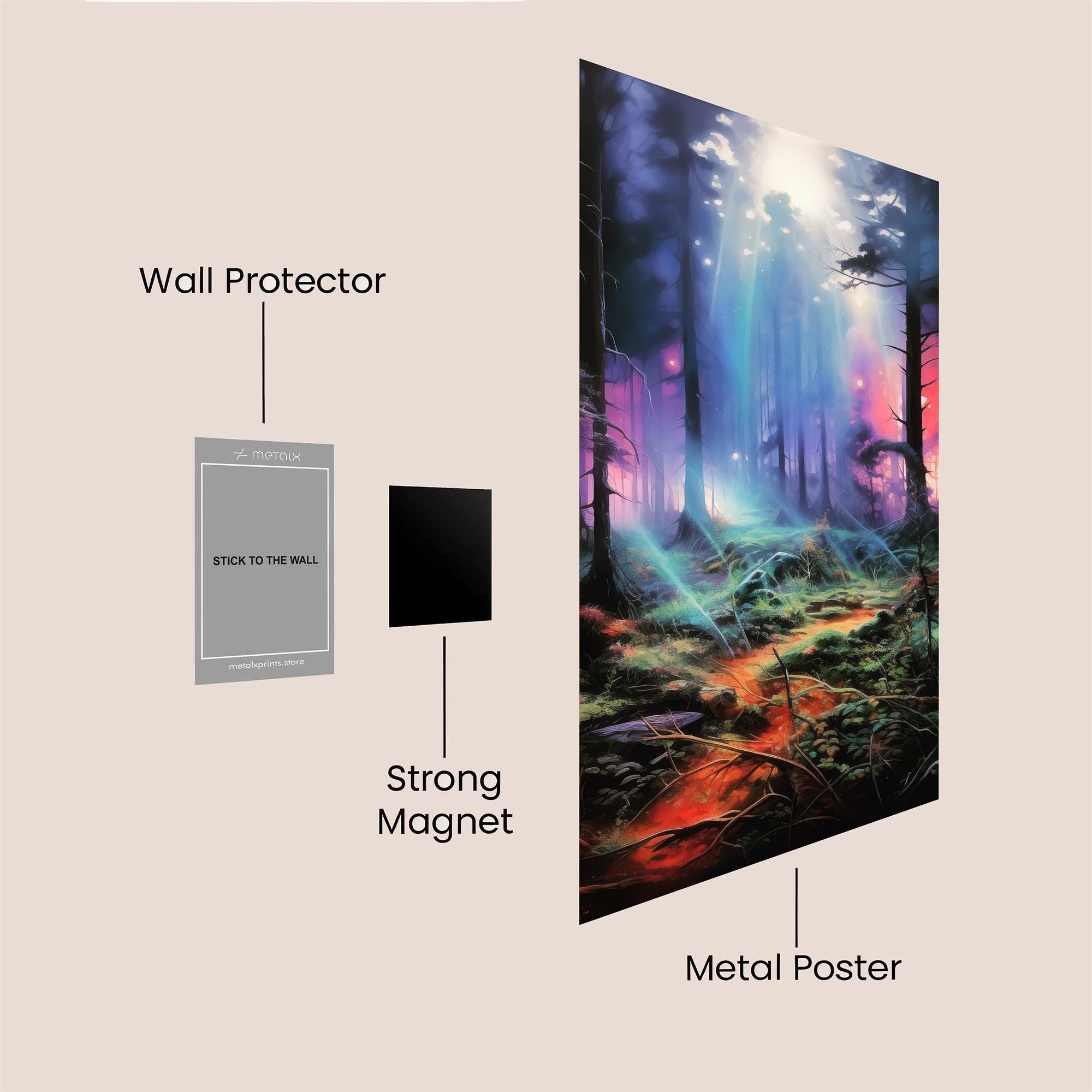 Enchanted Radiance Safe Wall Magnetic / M