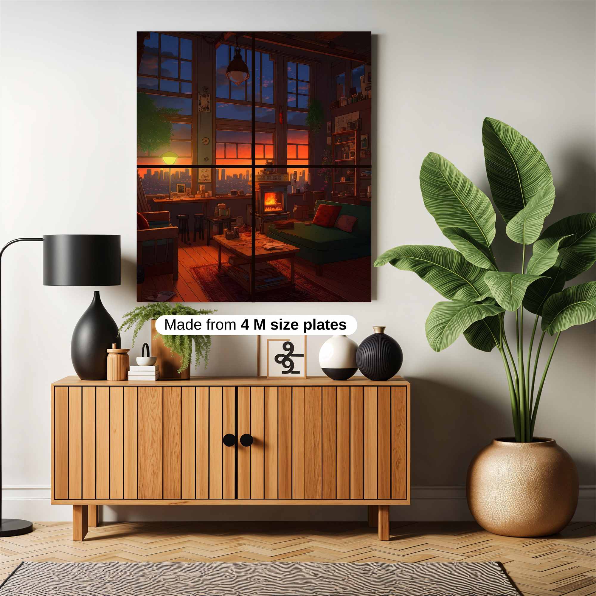 Sunset Serenity Safe Wall Magnetic / M