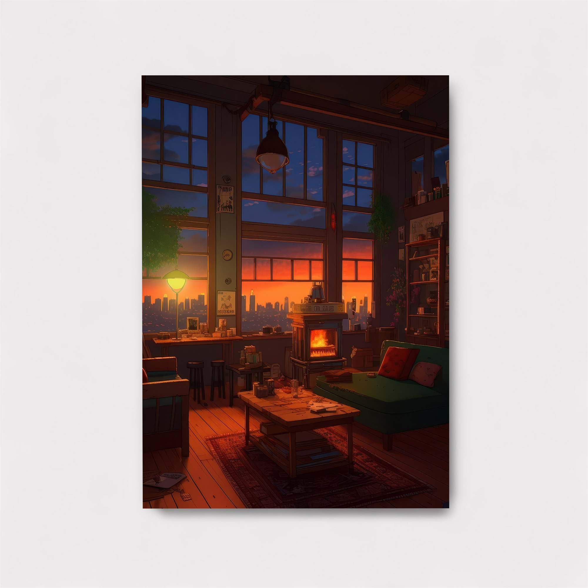 Sunset Serenity Safe Wall Magnetic / M