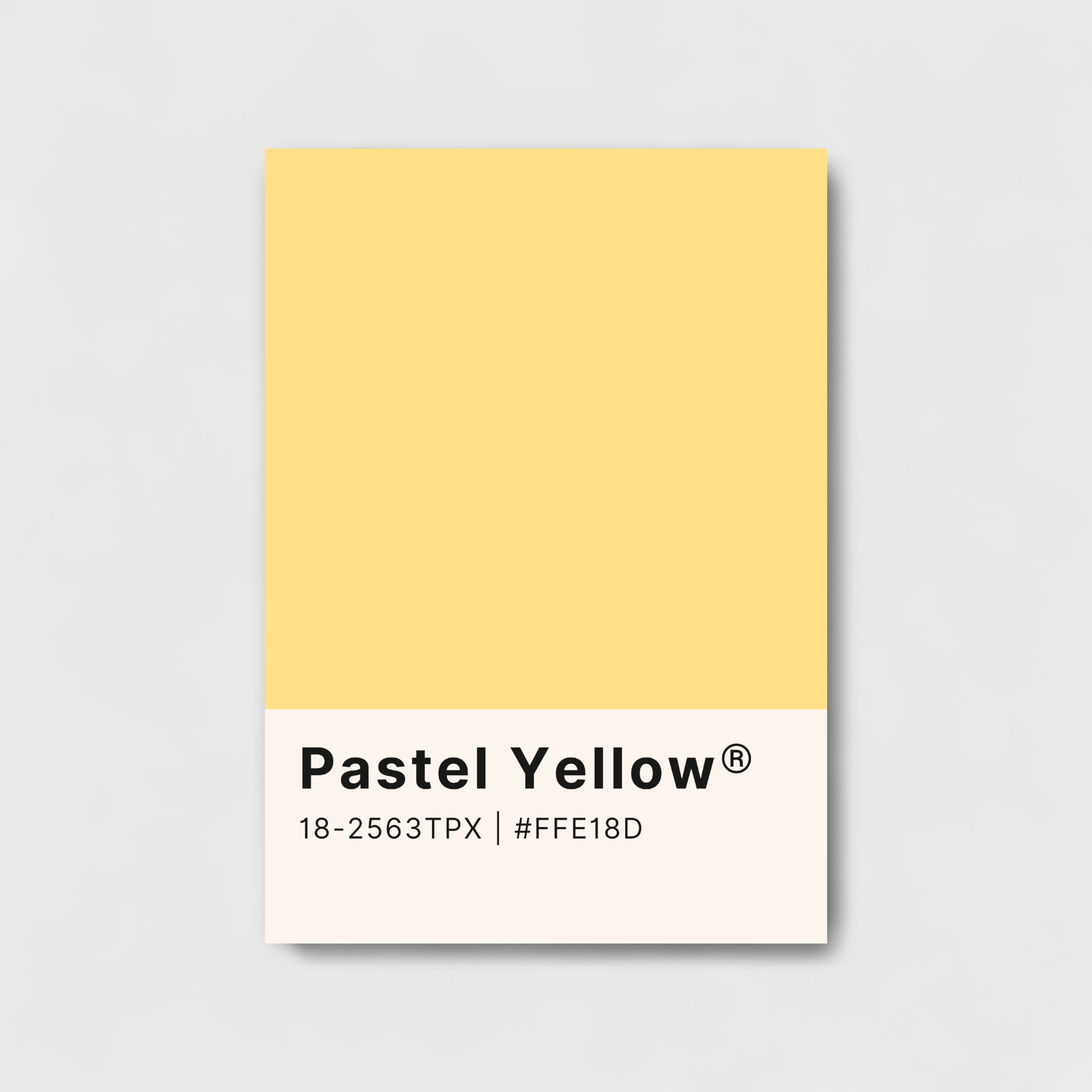 Pastel Yellow color palette