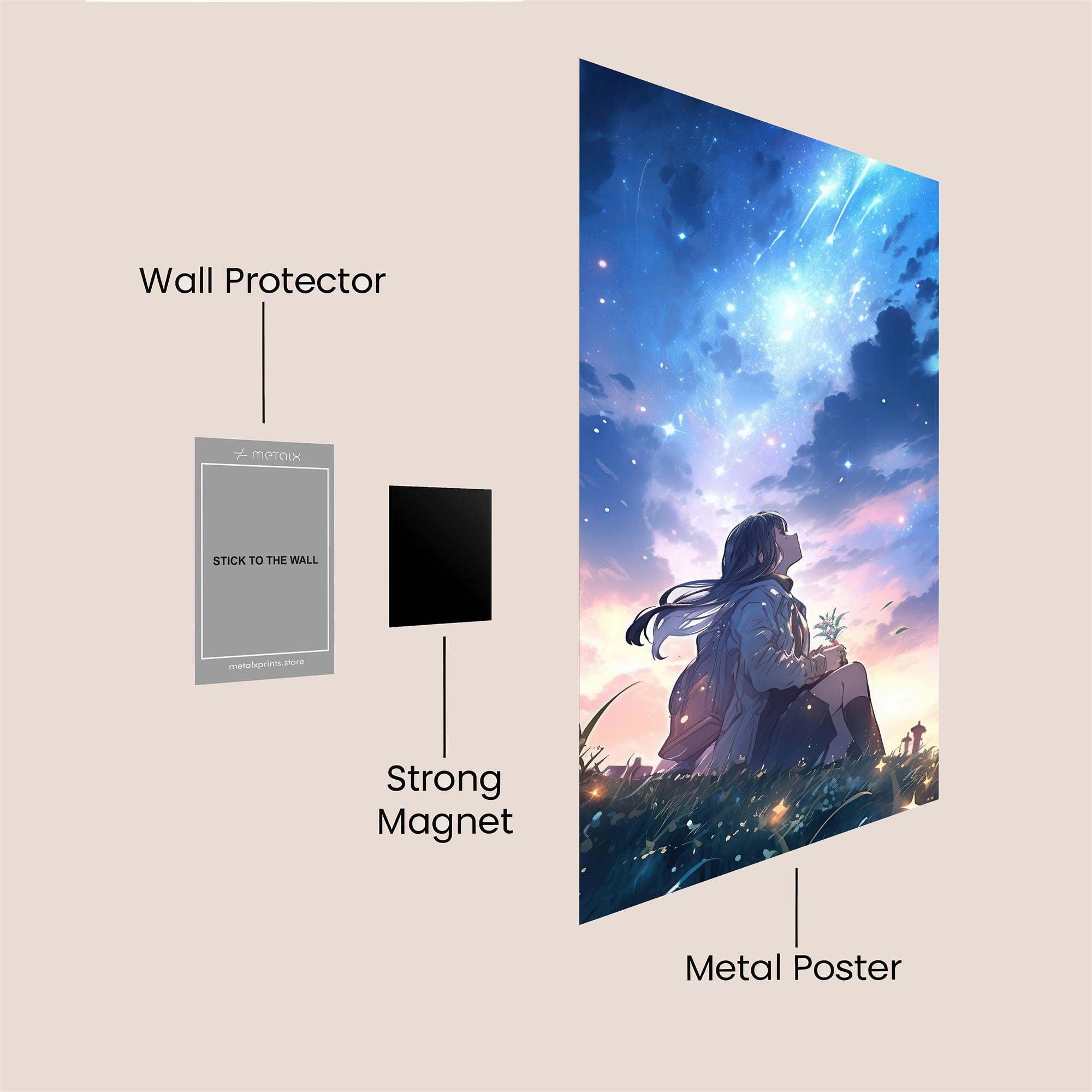 Stargazer Serenity Safe Wall Magnetic / M