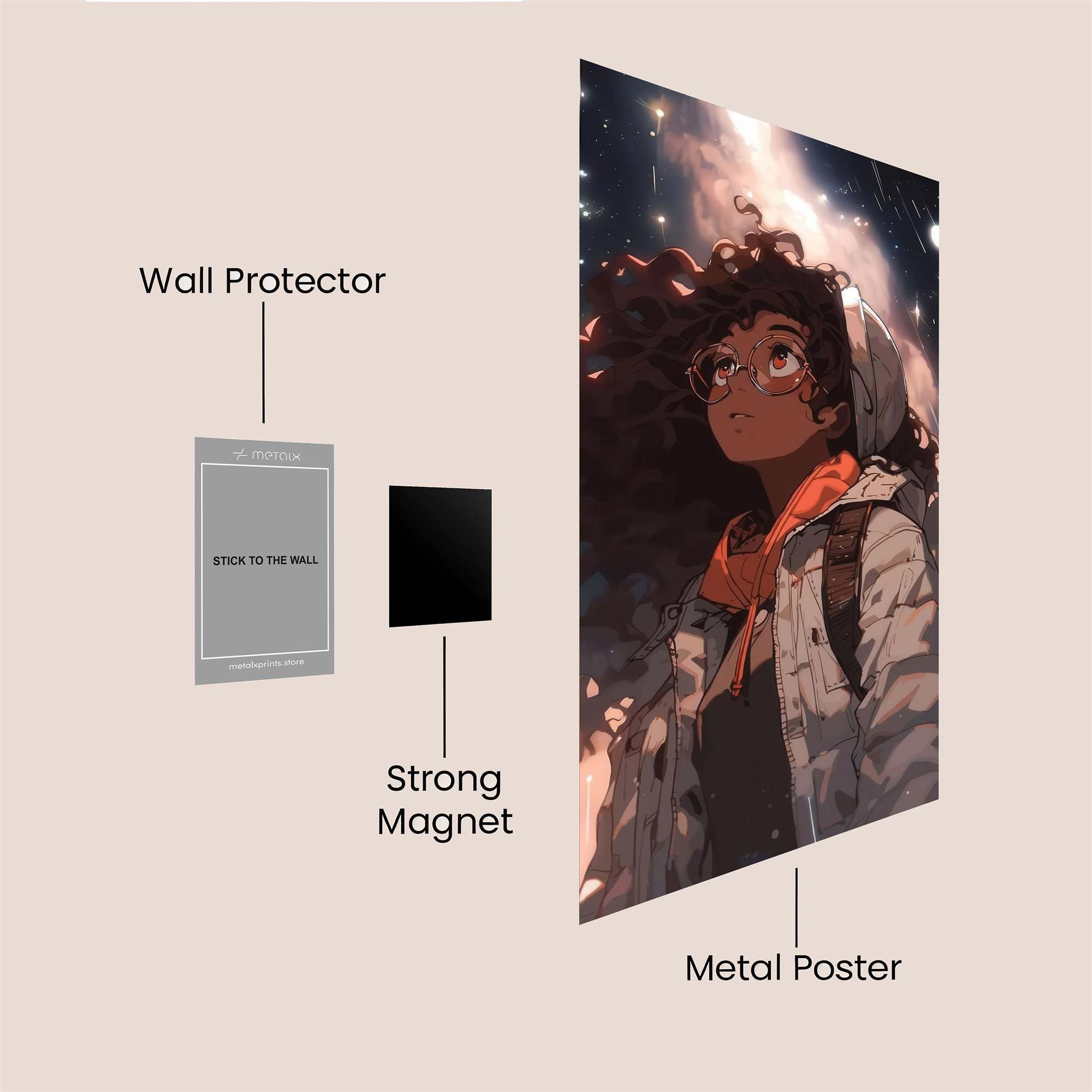 Stargazer Wonder Safe Wall Magnetic / M