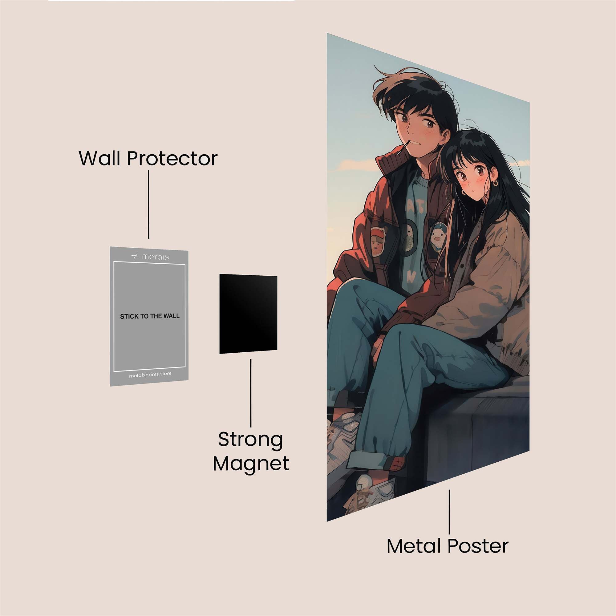 Skyward Serenity Safe Wall Magnetic / M