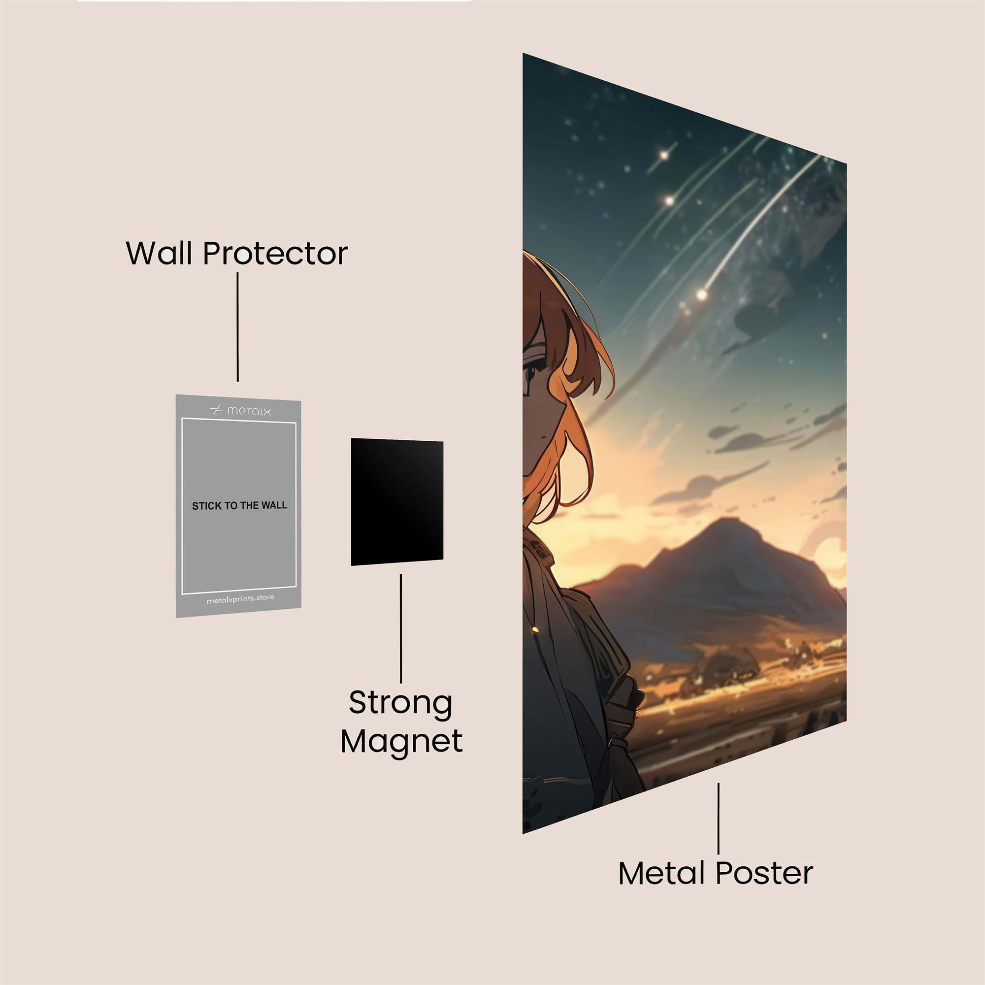 Starry Wonder Safe Wall Magnetic / M