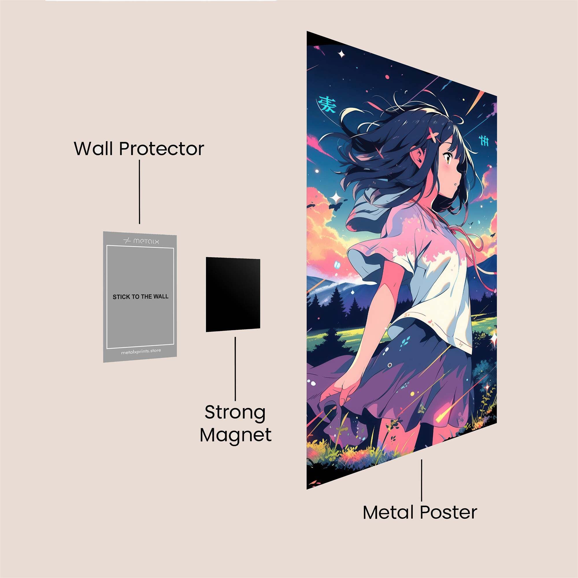 Starlit Serenity Safe Wall Magnetic / M