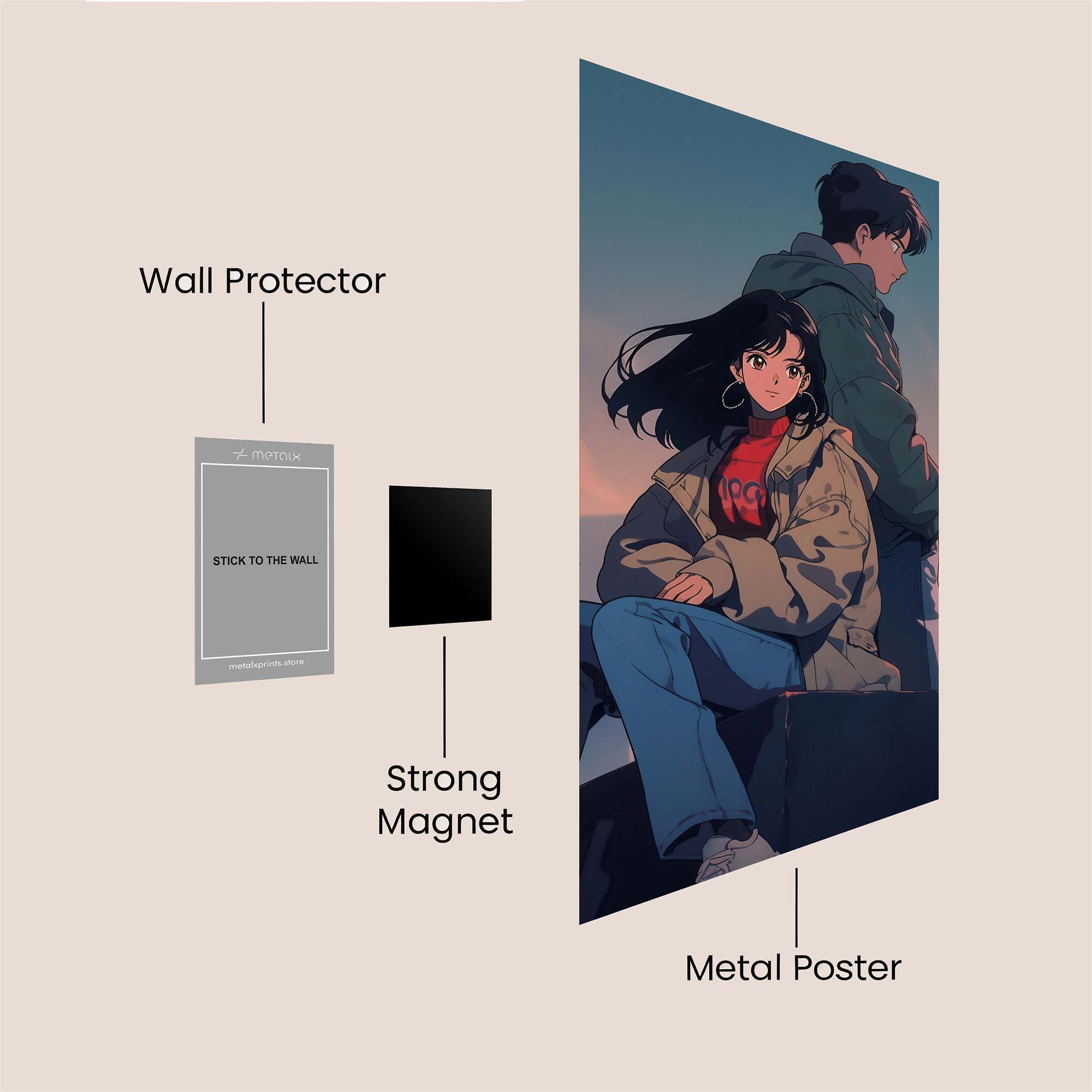 Twilight Serenity Safe Wall Magnetic / M