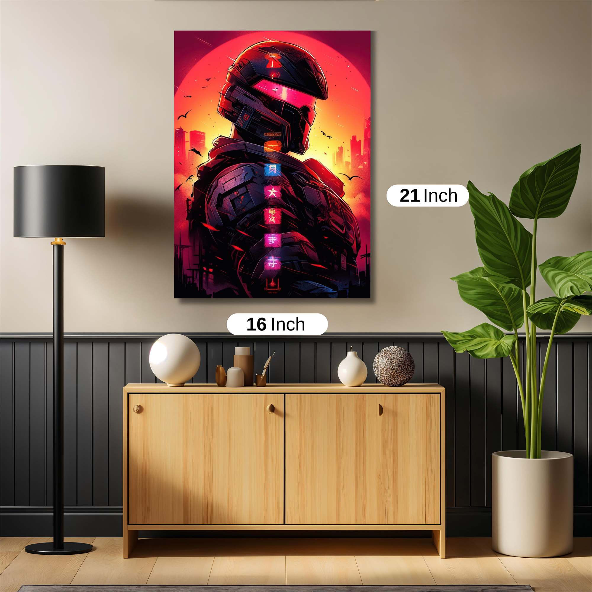 Samurai Serenity Safe Wall Magnetic / M