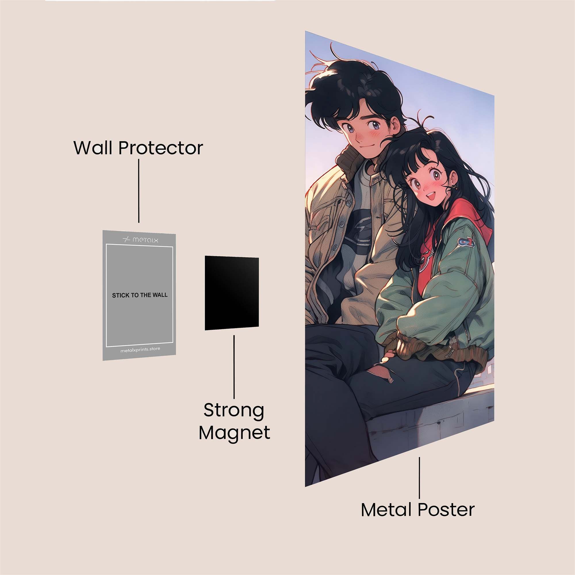 Anime Serenity Safe Wall Magnetic / M