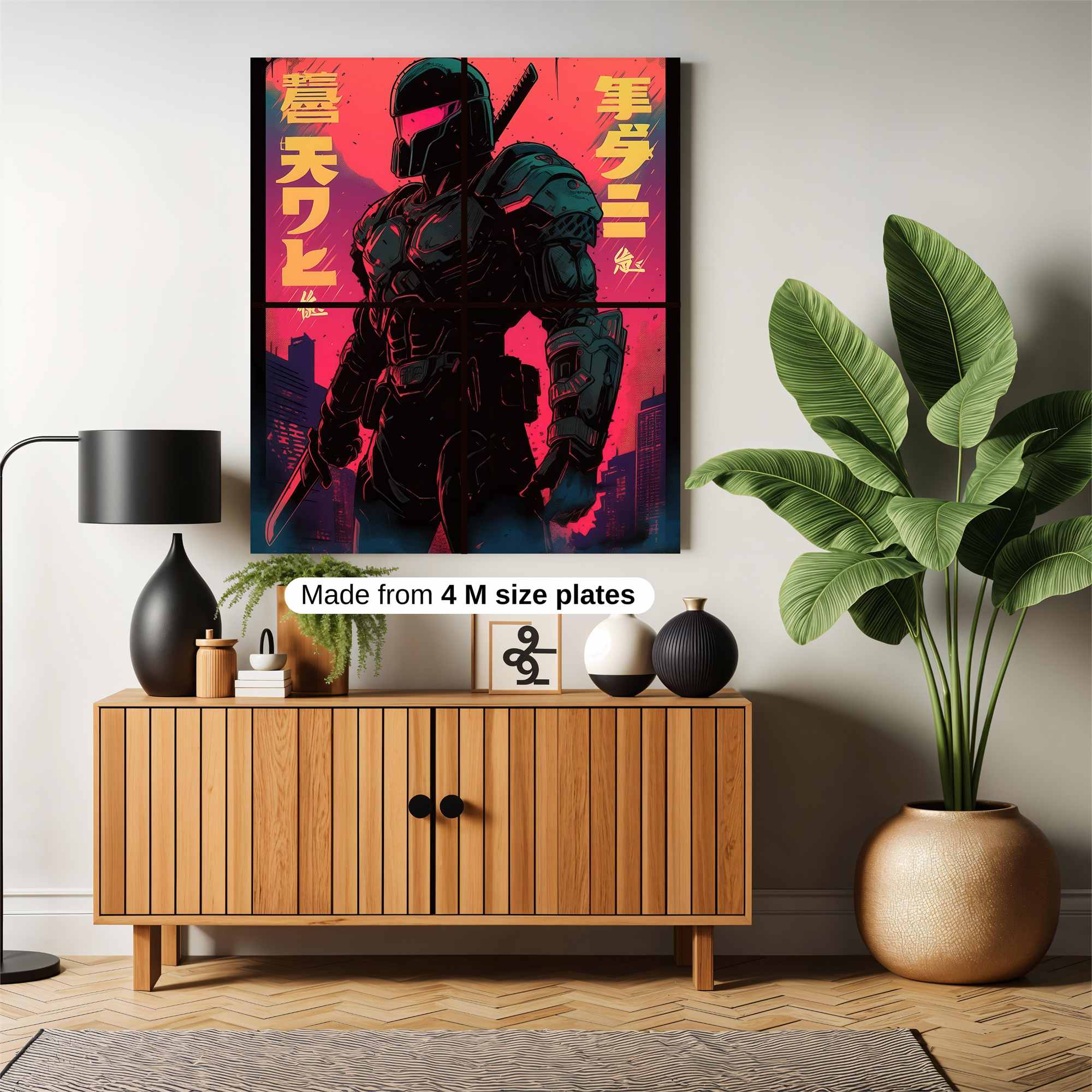 Samurai Sentinel Safe Wall Magnetic / M