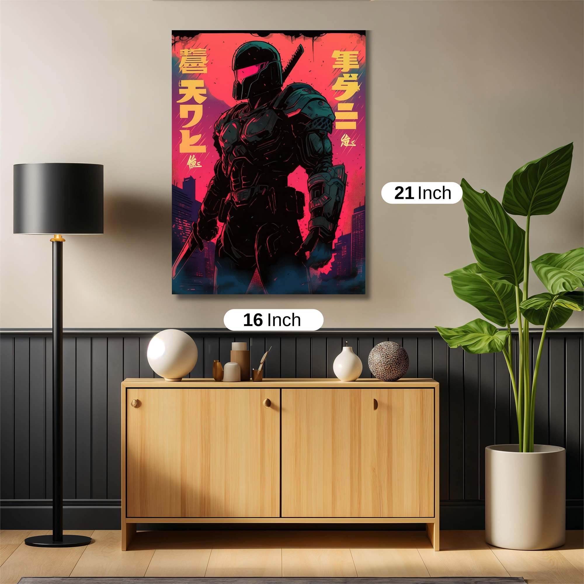 Samurai Sentinel Safe Wall Magnetic / M