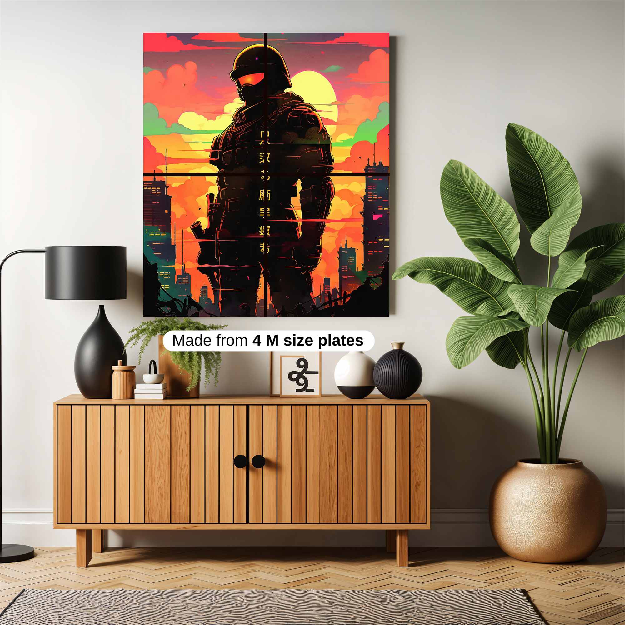 Ghostly Sunset Safe Wall Magnetic / M