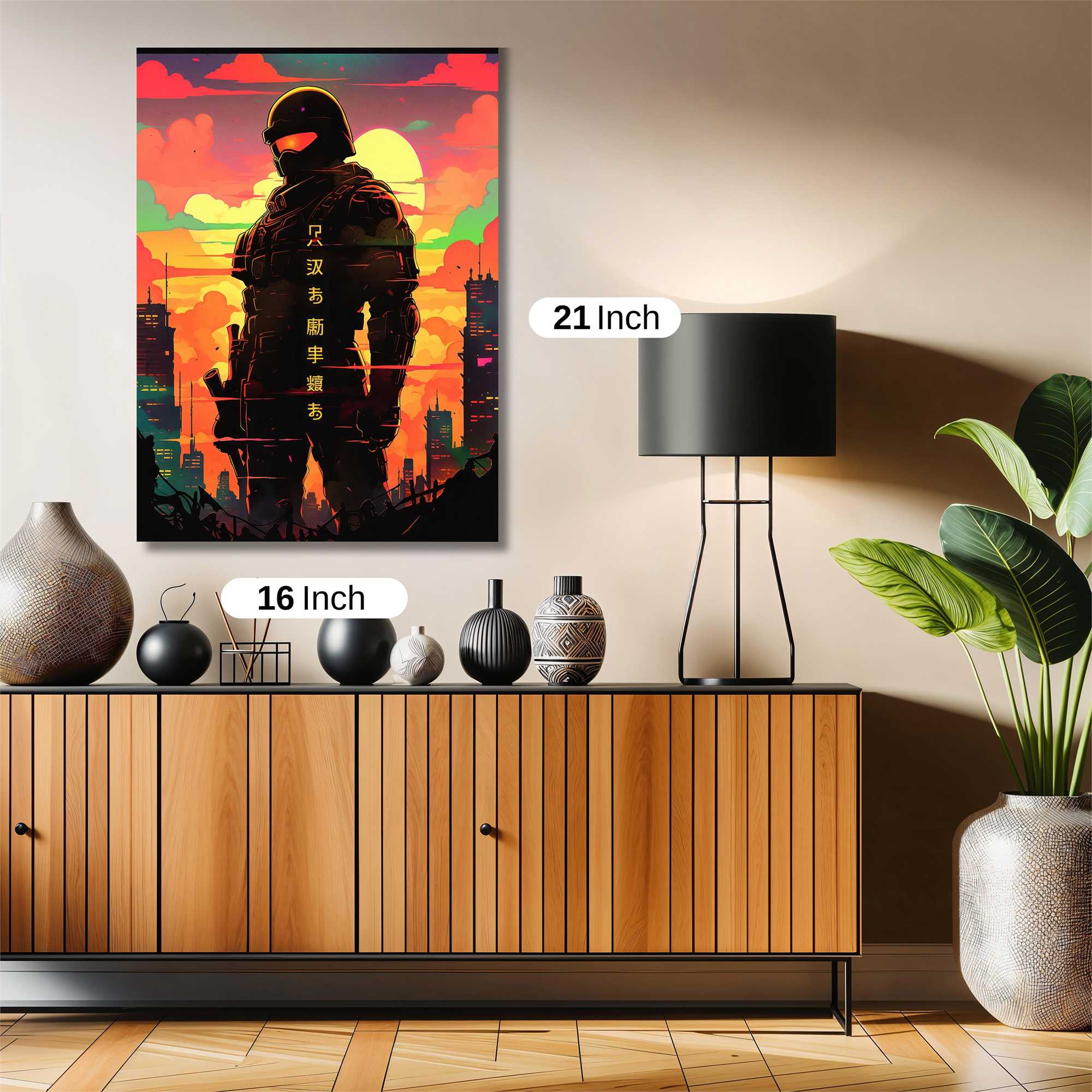 Ghostly Sunset Safe Wall Magnetic / M