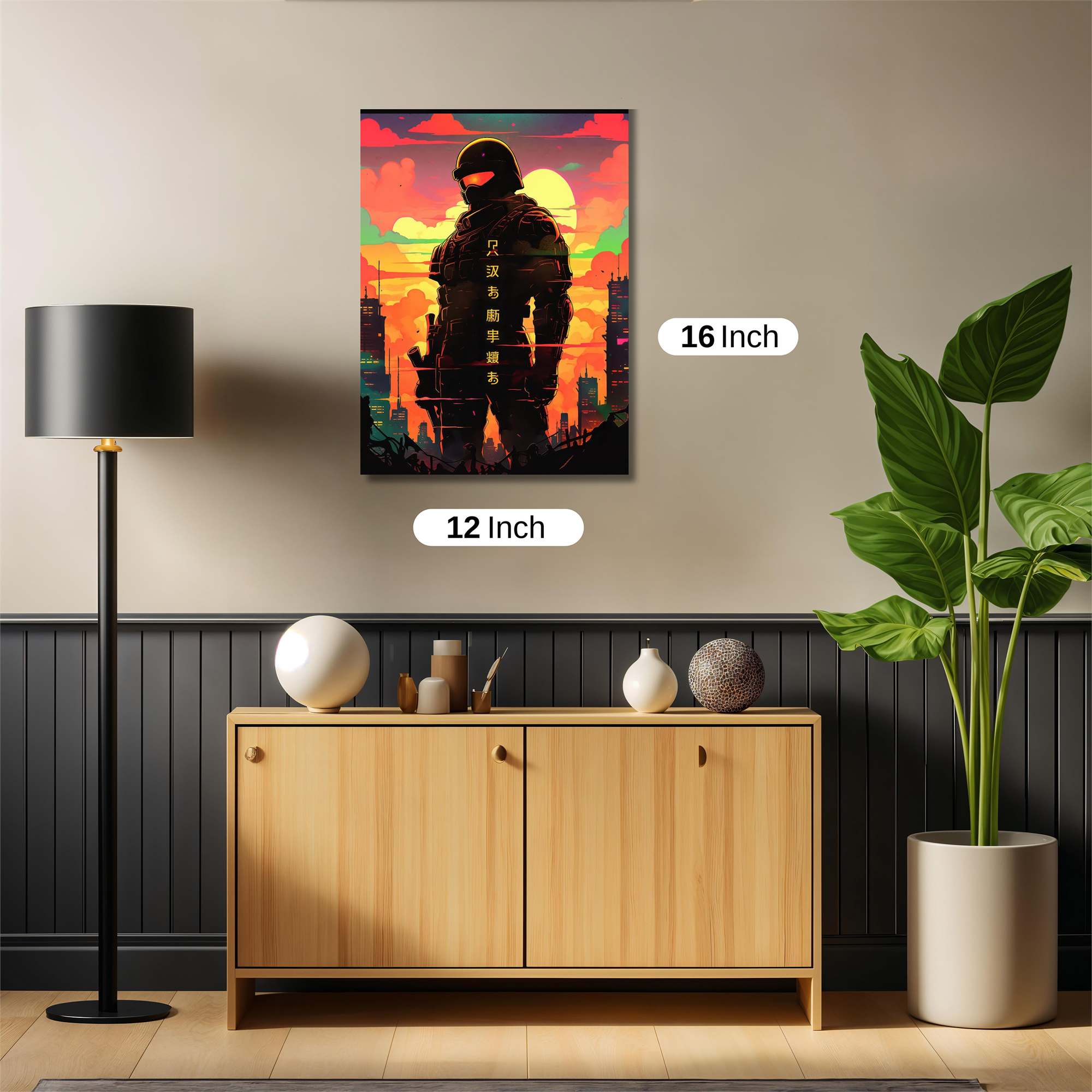 Ghostly Sunset Safe Wall Magnetic / M
