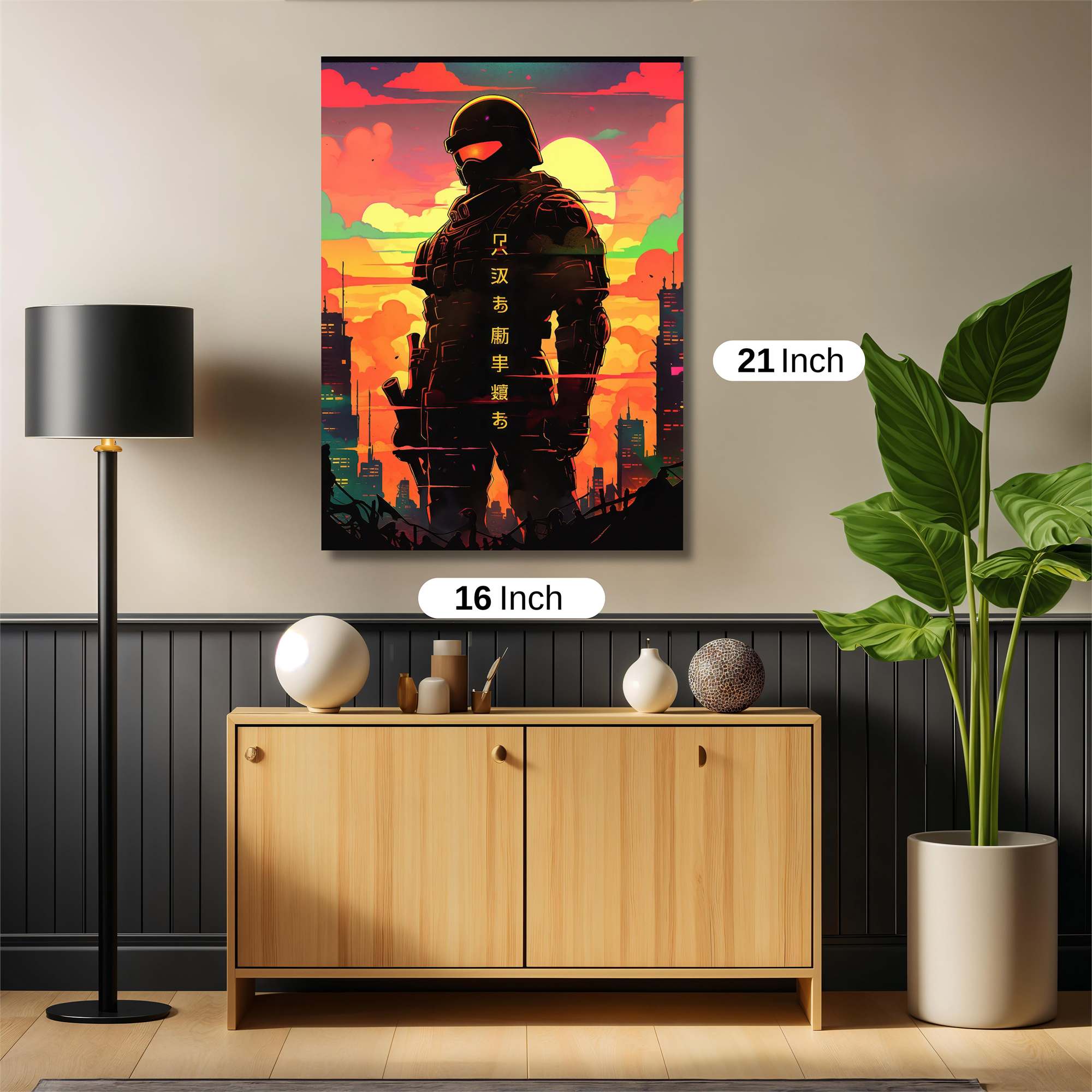 Ghostly Sunset Safe Wall Magnetic / M