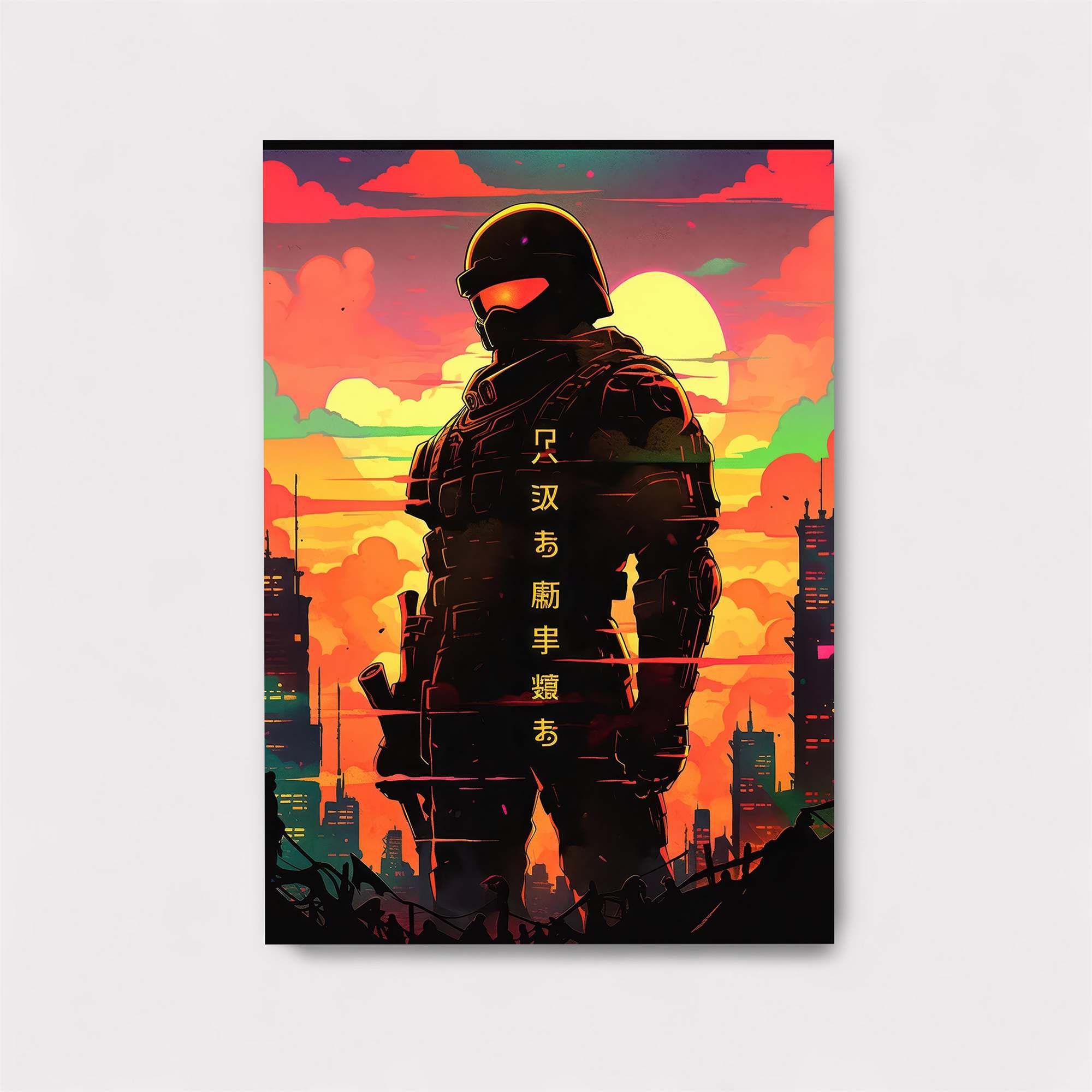 Ghostly Sunset Safe Wall Magnetic / M