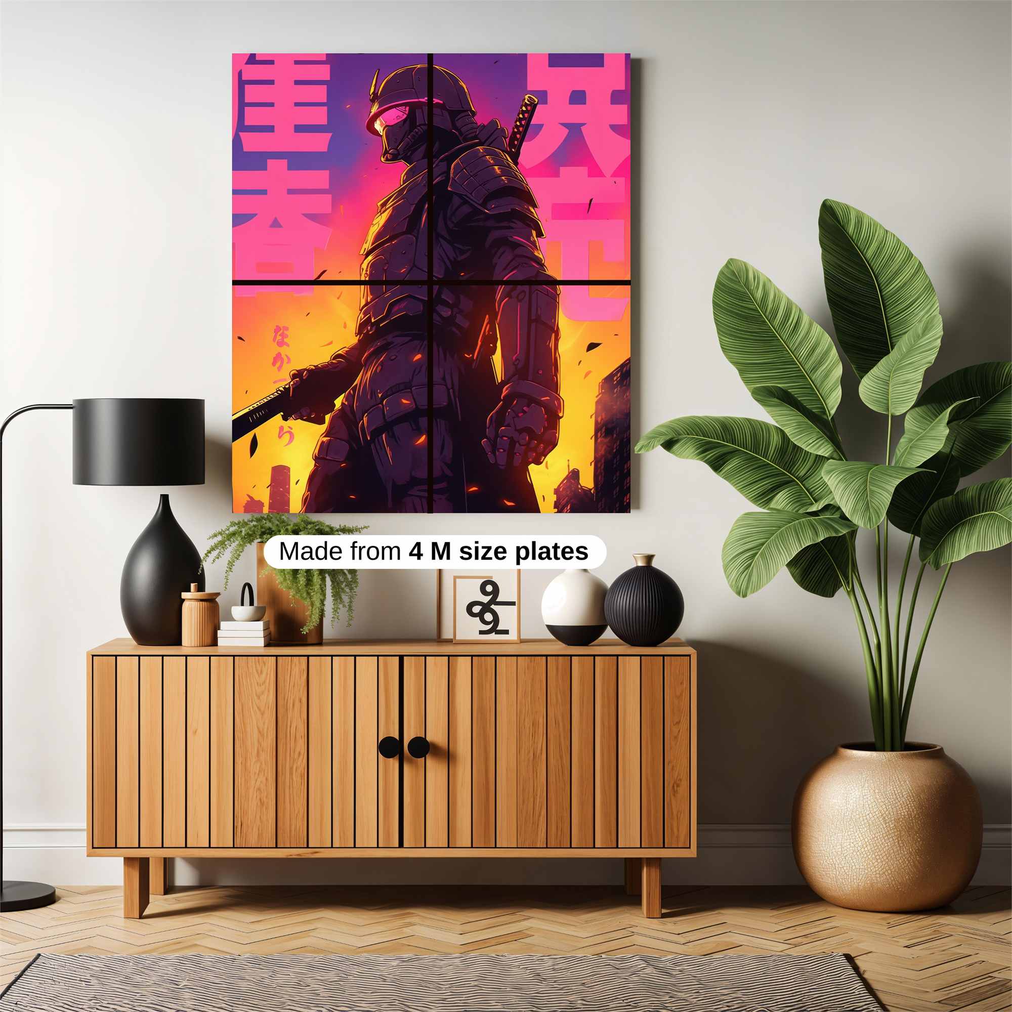 Samurai Fury Safe Wall Magnetic / M