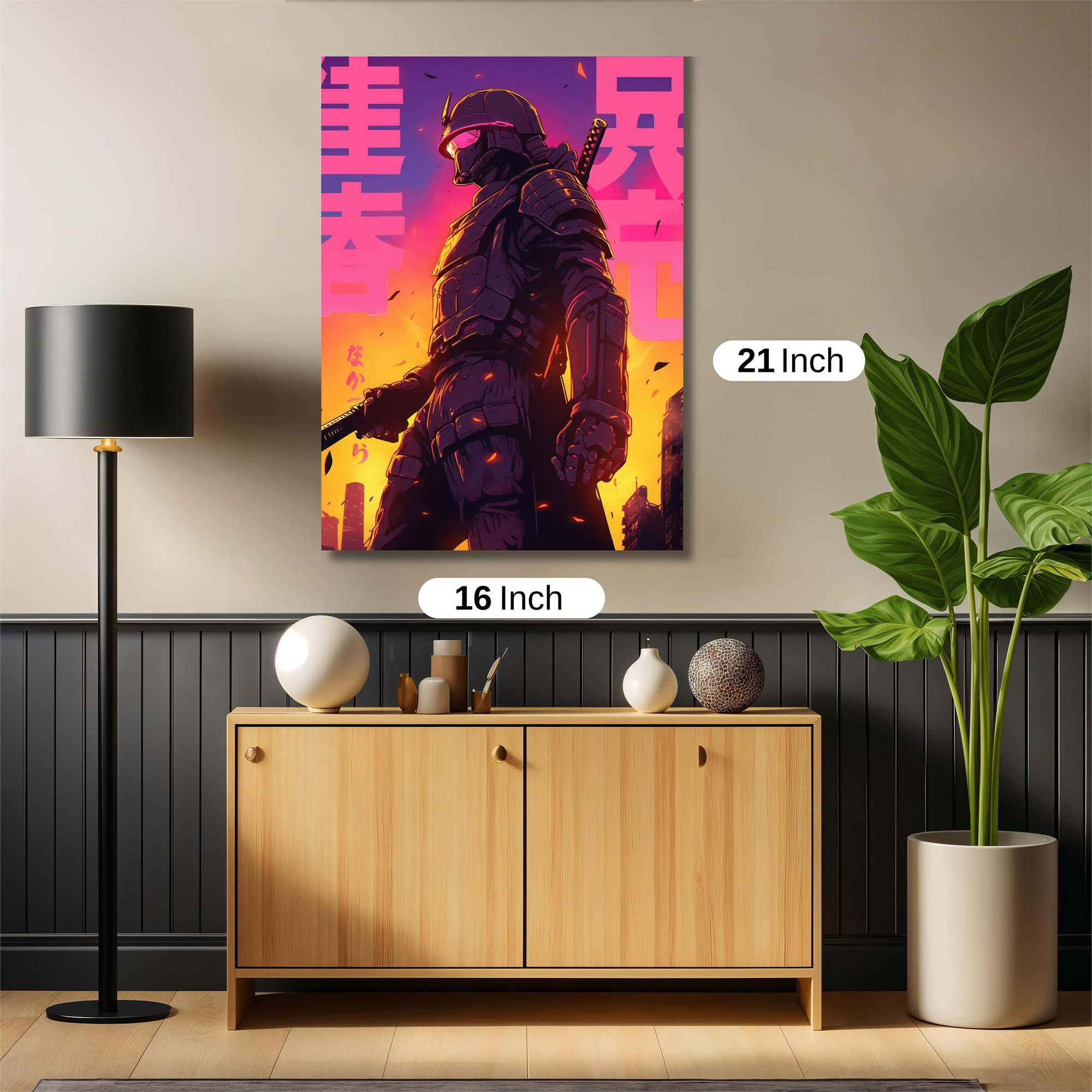 Samurai Fury Safe Wall Magnetic / M