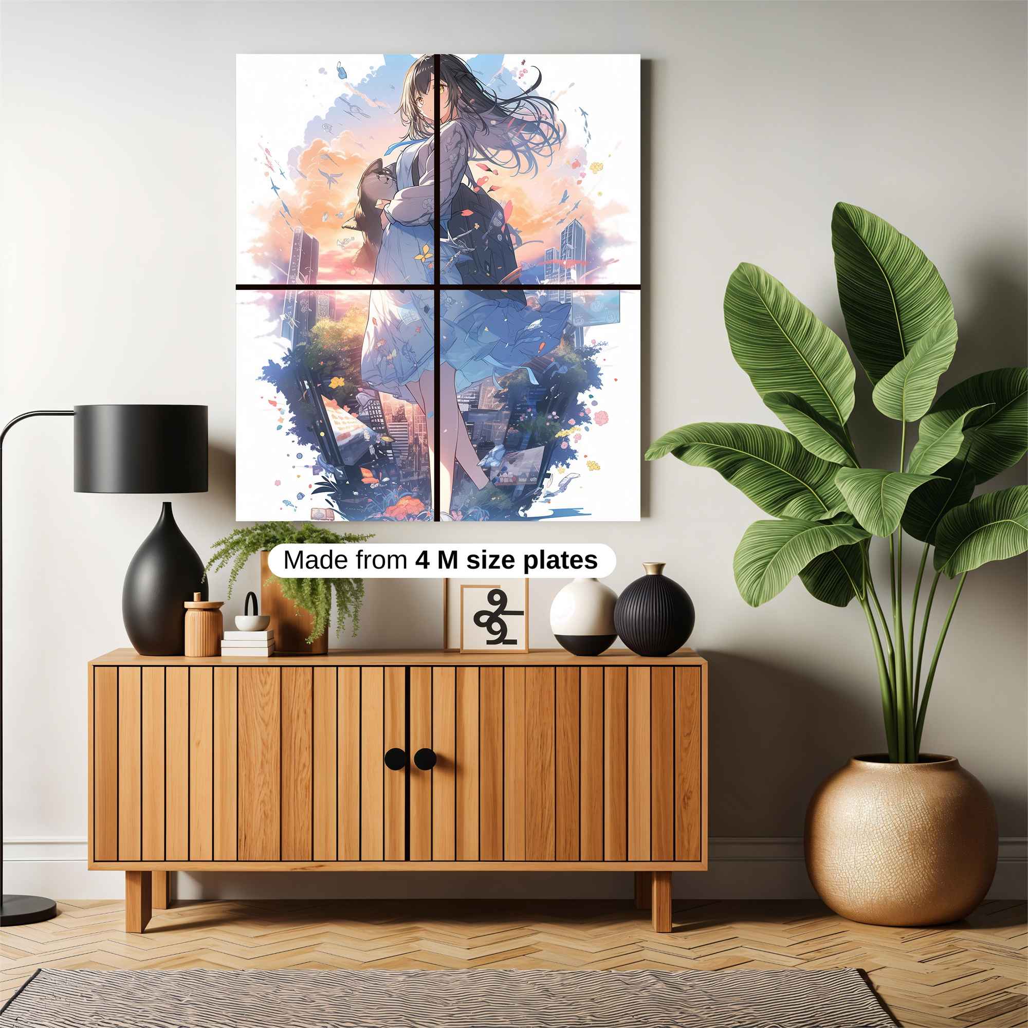 Sunset Serenity Safe Wall Magnetic / M