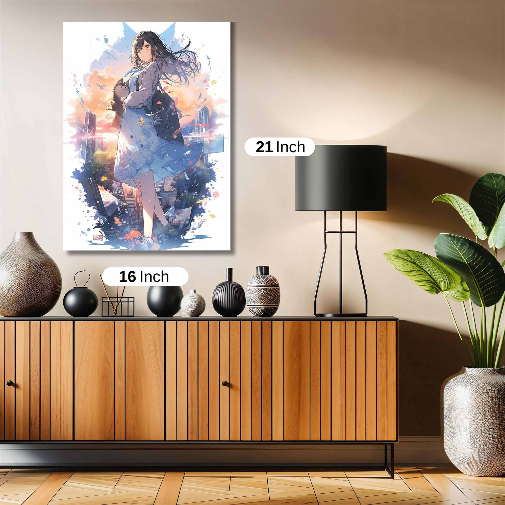 Sunset Serenity Safe Wall Magnetic / M