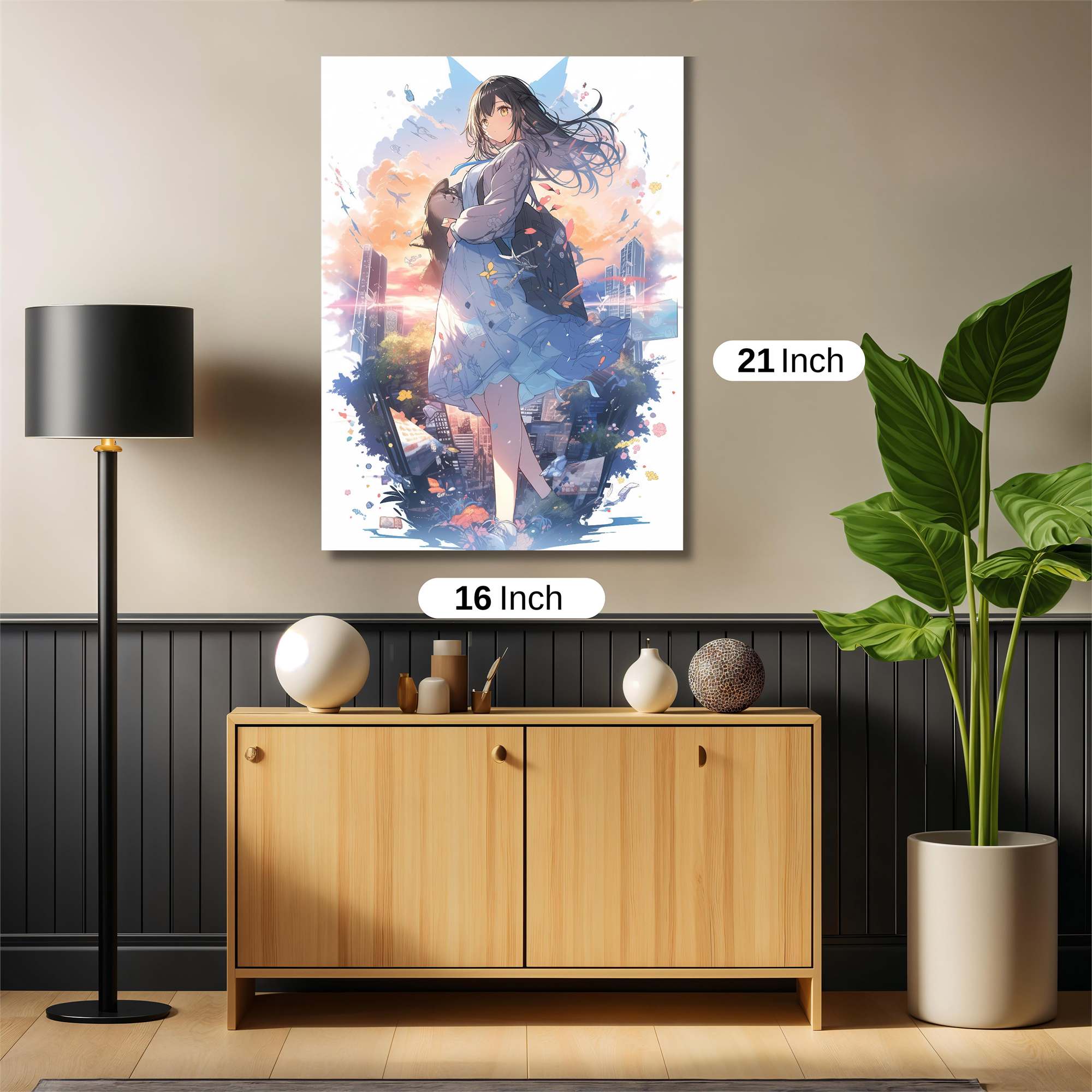 Sunset Serenity Safe Wall Magnetic / M